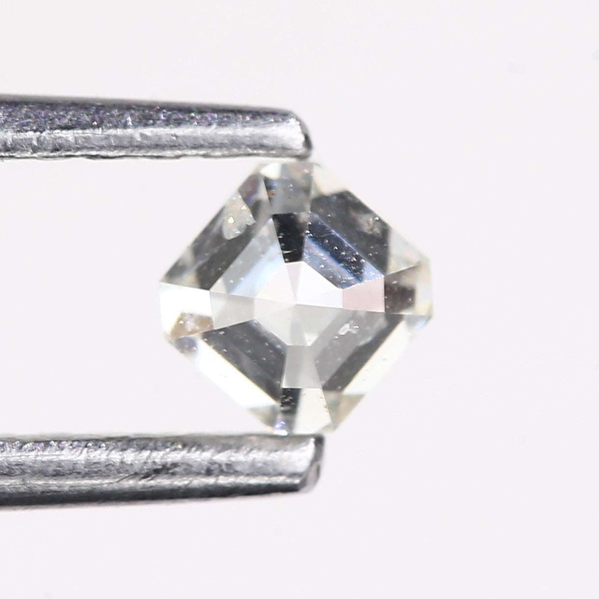 0.29 Carat Asscher Cut Loose Clear White Natural Diamond 3.30 MM