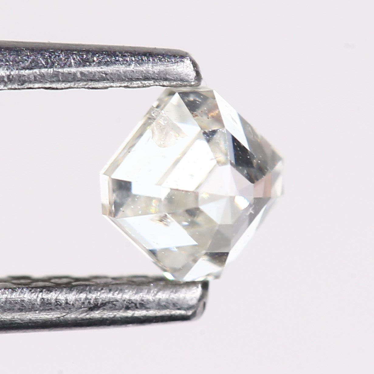 0.29 Carat Asscher Cut Loose Clear White Natural Diamond 3.30 MM