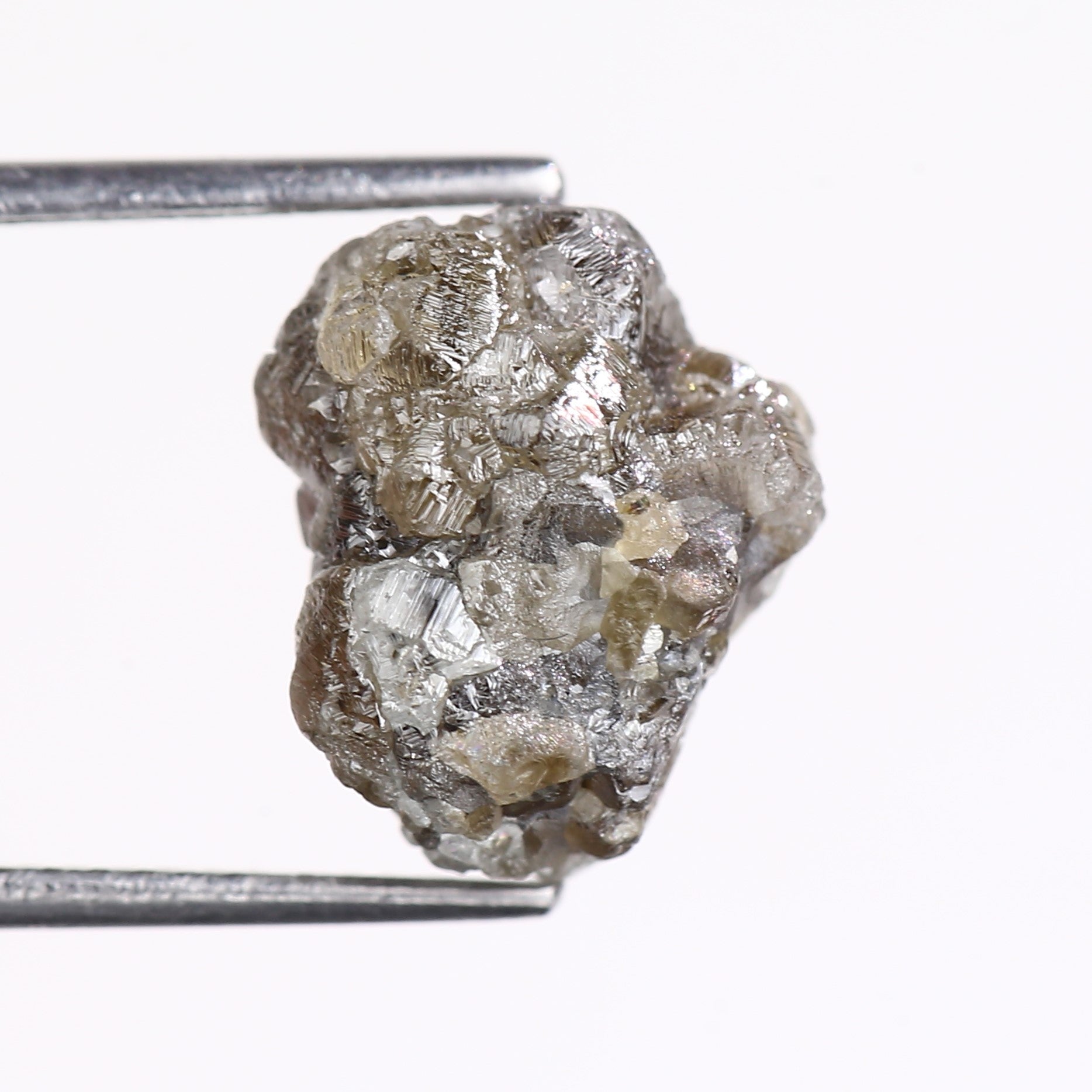 6.45 Carat Natural Brown Rough Uncut Raw Diamond 11.78 MM