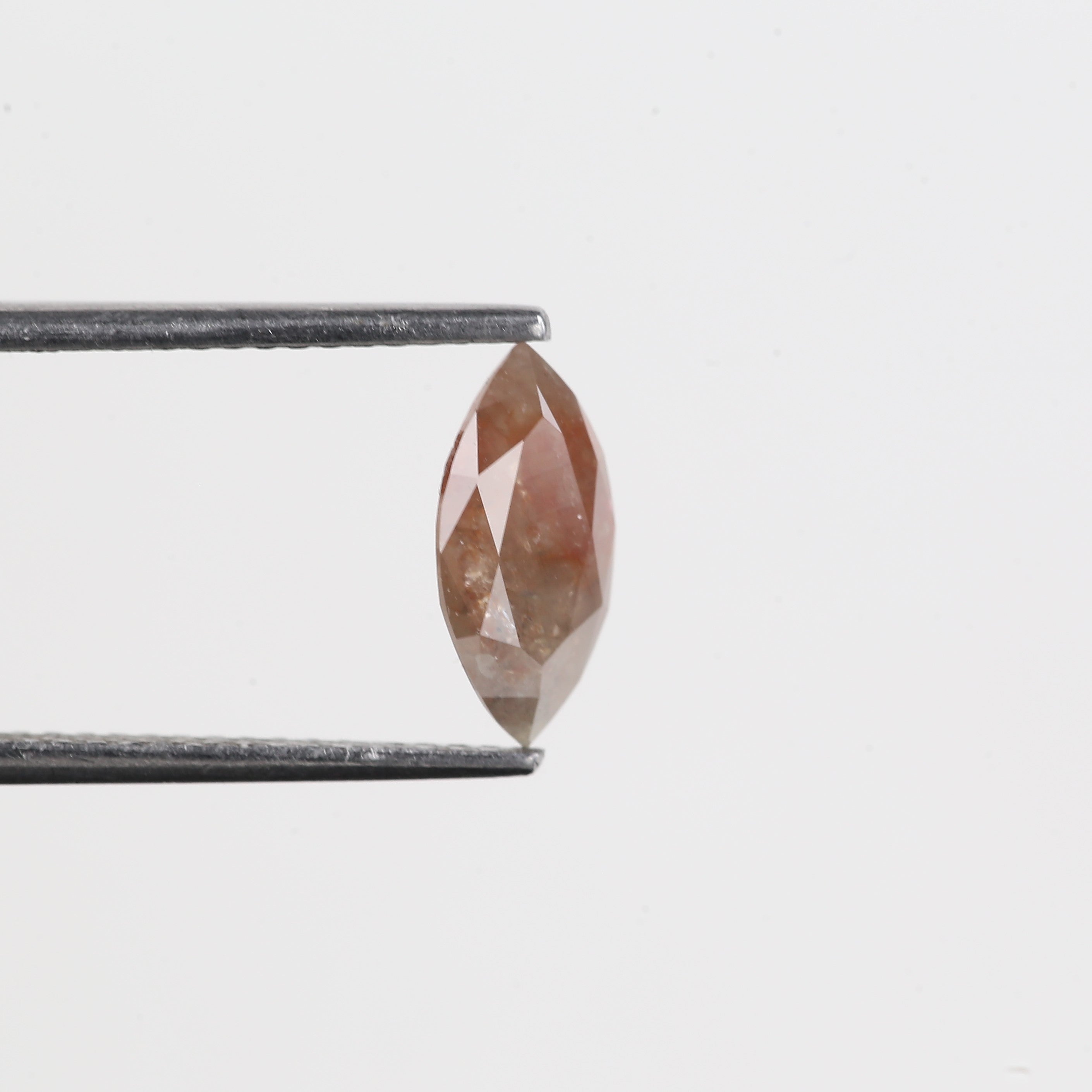 0.97 Carat Orange Salt And Pepper Marquise Cut Natural Diamond 9.99 MM