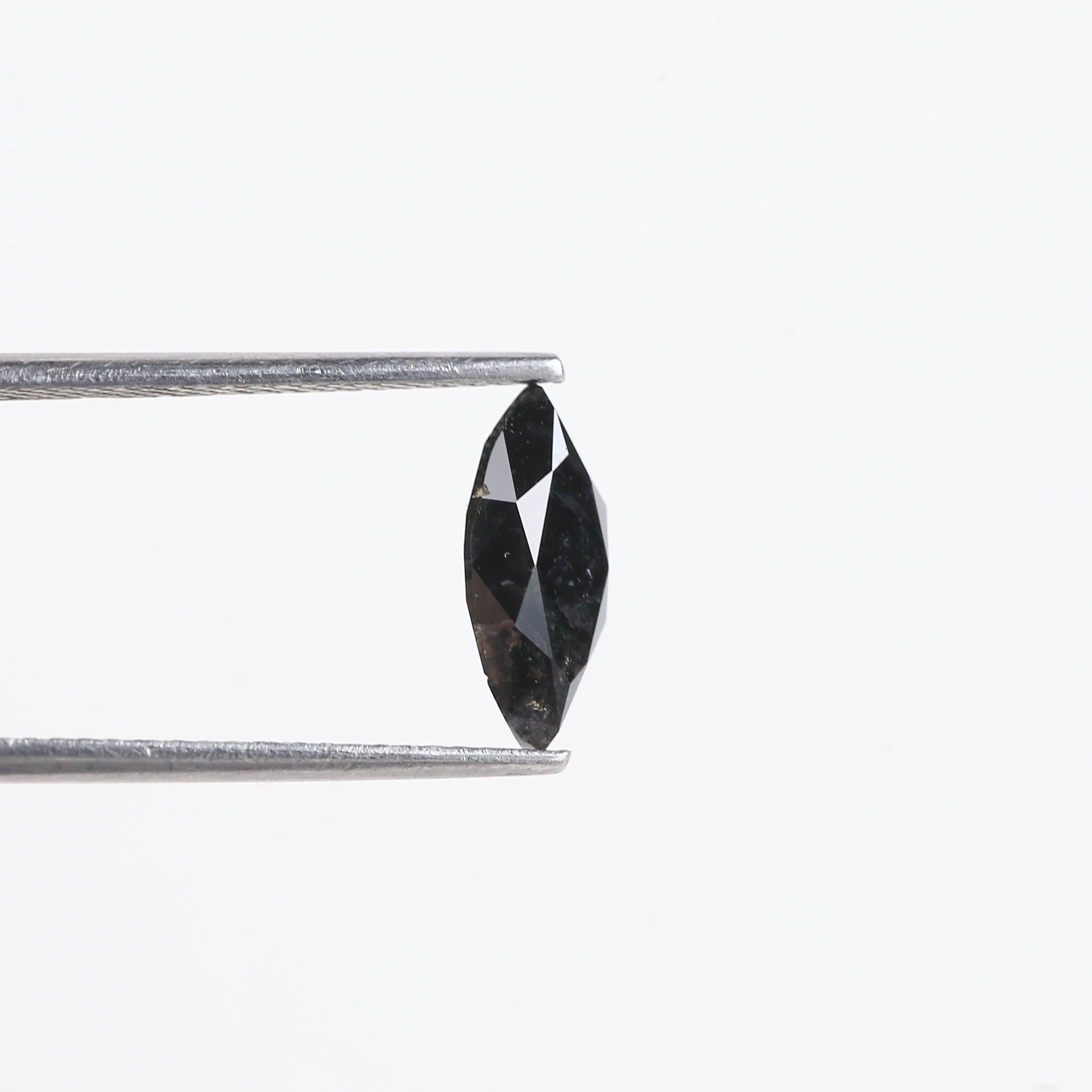 1.62 Carat Salt And Pepper Diamond Marquise Cut Natural Diamond 10.93 MM