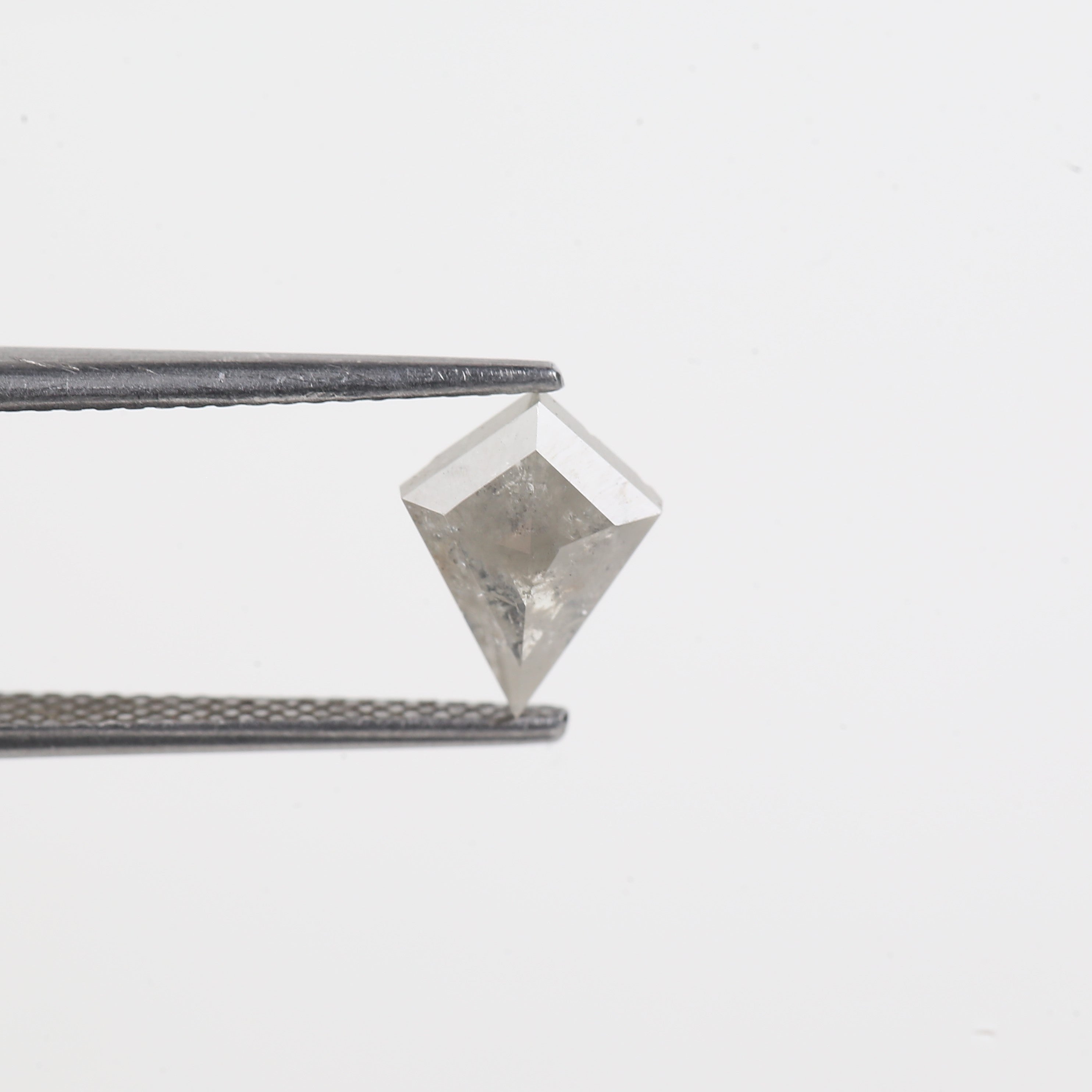 1.15 Carat Natural Gray Loose Salt and Pepper Kite Cut Diamond 9.05 MM