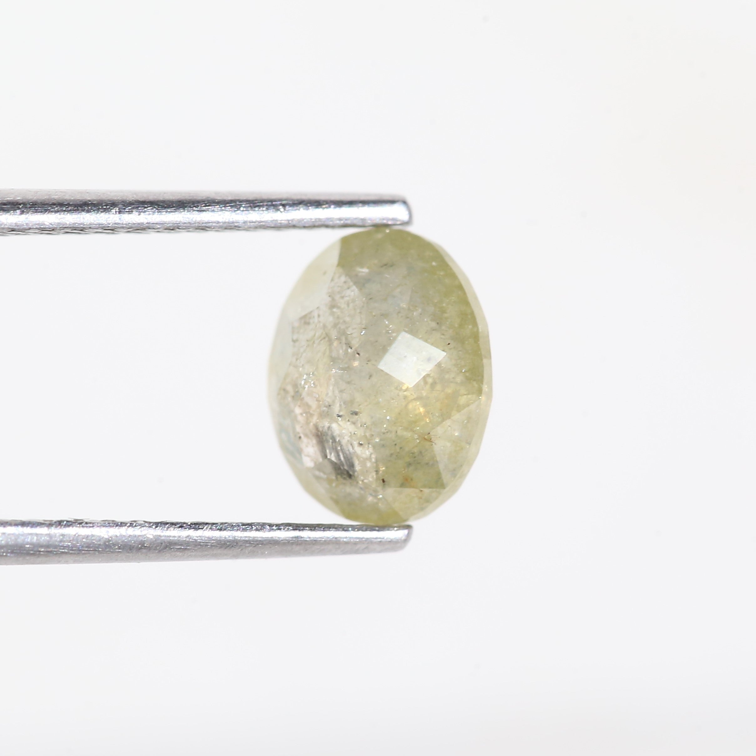 1.6 Carat Celestial Oval Cut Salt and Pepper Diamond 7.7 MM