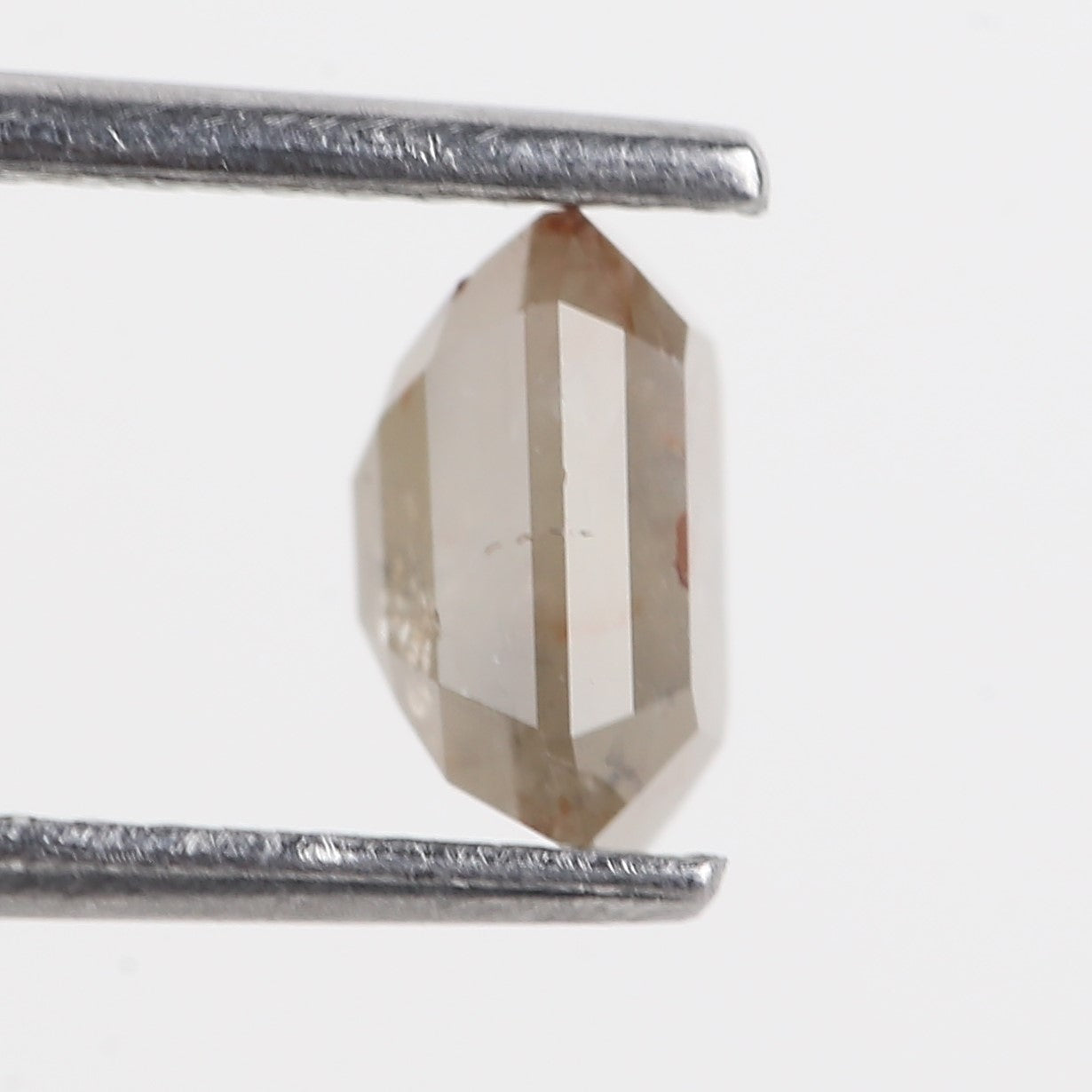 1.16 Carat Brown Emerald Cut Natural Diamond Rustic Loose Diamond 6.60 MM
