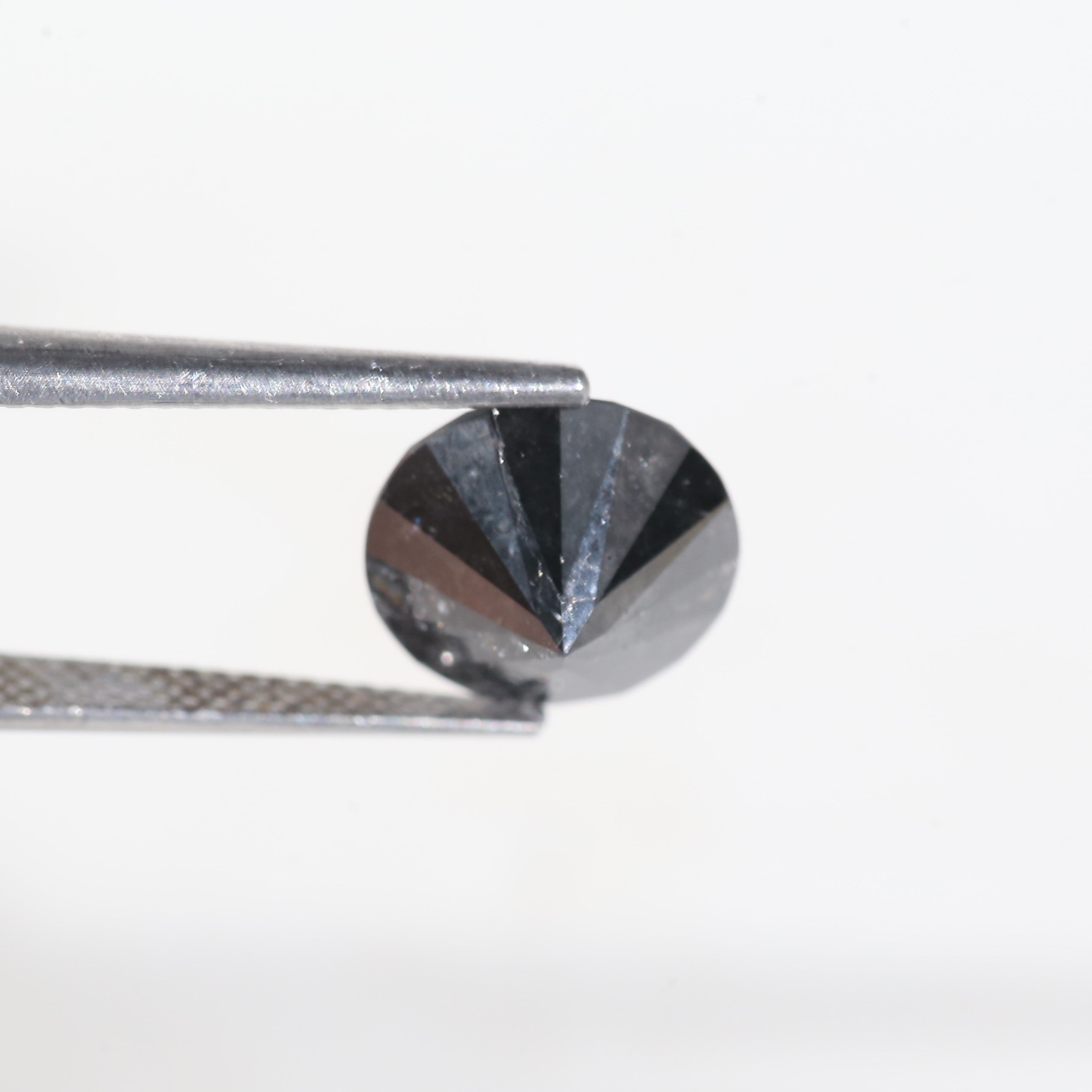 4 Carat Salt and Pepper Diamond Round Shape 10.18 MM