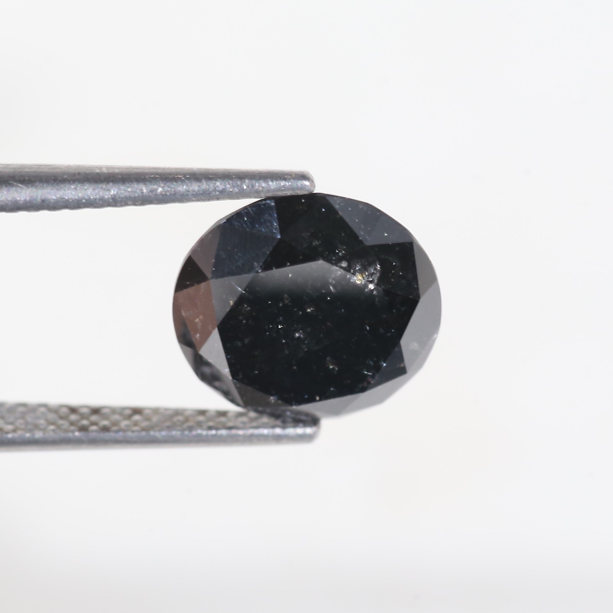 4 Carat Salt and Pepper Diamond Round Shape 10.18 MM
