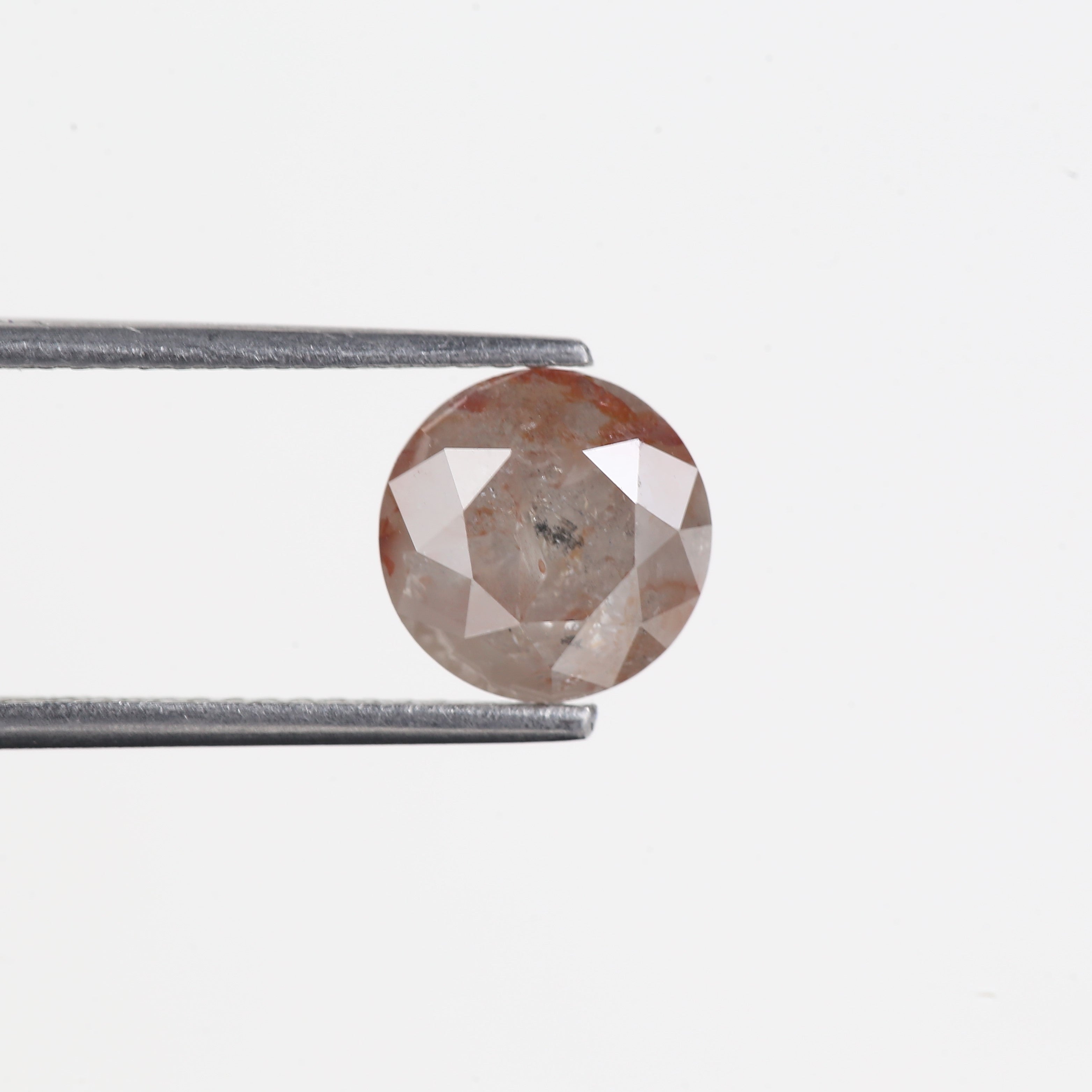 2.22 Carat Round Salt and Pepper Diamond For Celestial Engagement Rings