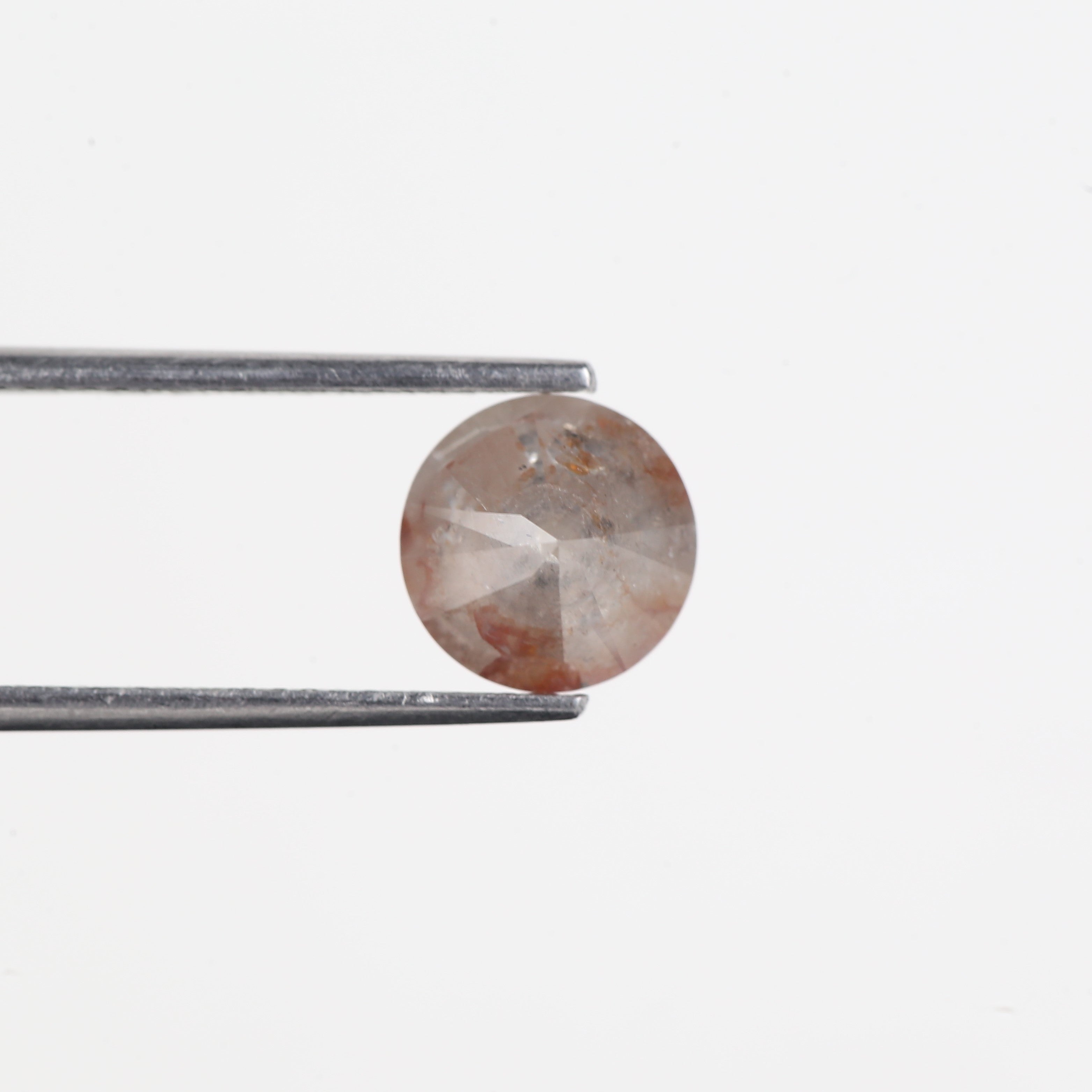 2.22 Carat Round Salt and Pepper Diamond For Celestial Engagement Rings