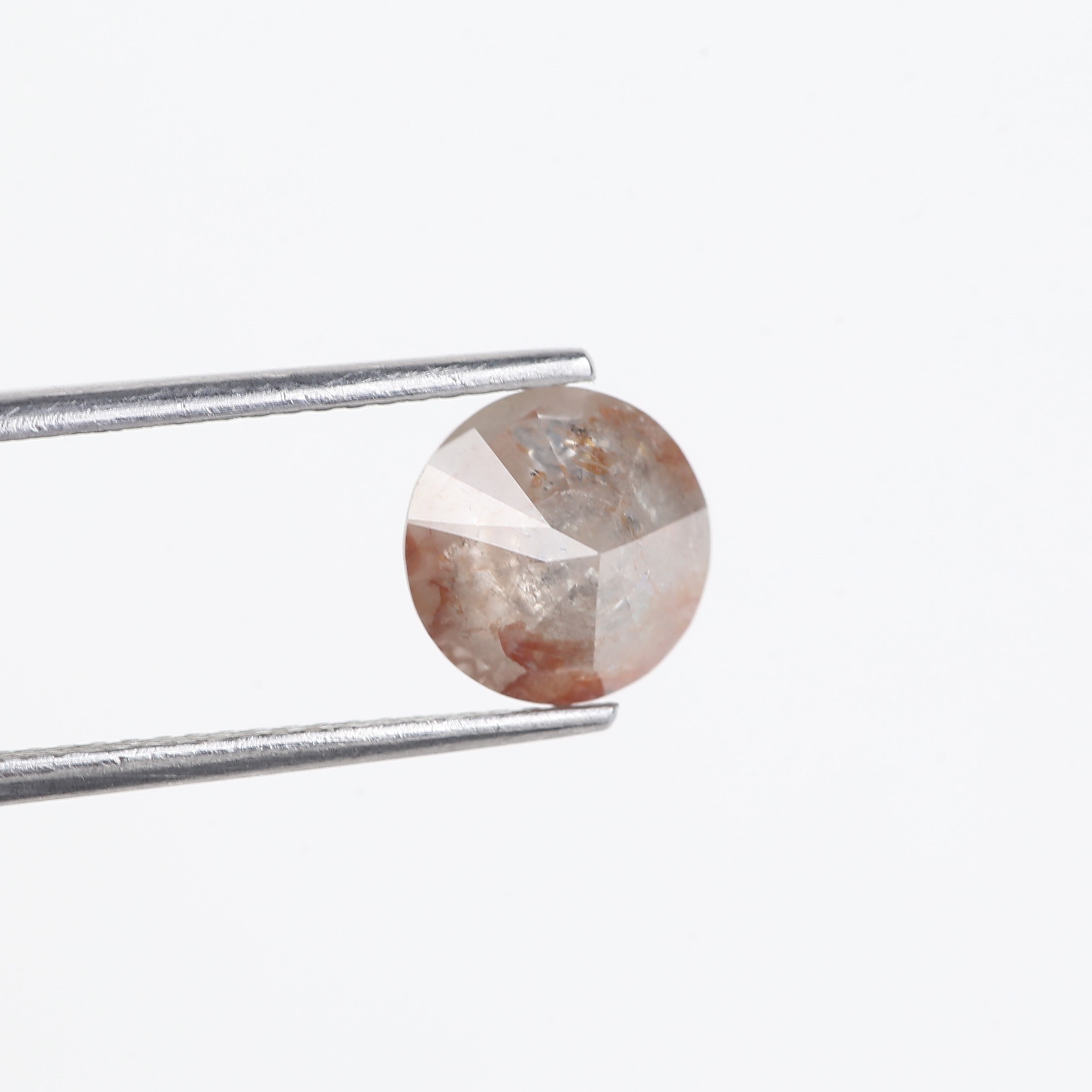 2.22 Carat Round Salt and Pepper Diamond For Celestial Engagement Rings