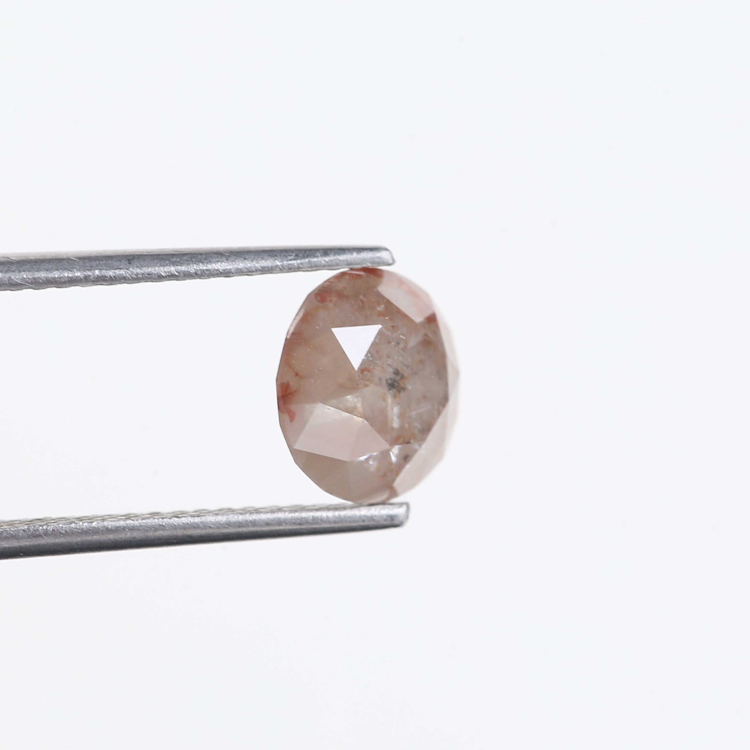 2.22 Carat Round Salt and Pepper Diamond For Celestial Engagement Rings