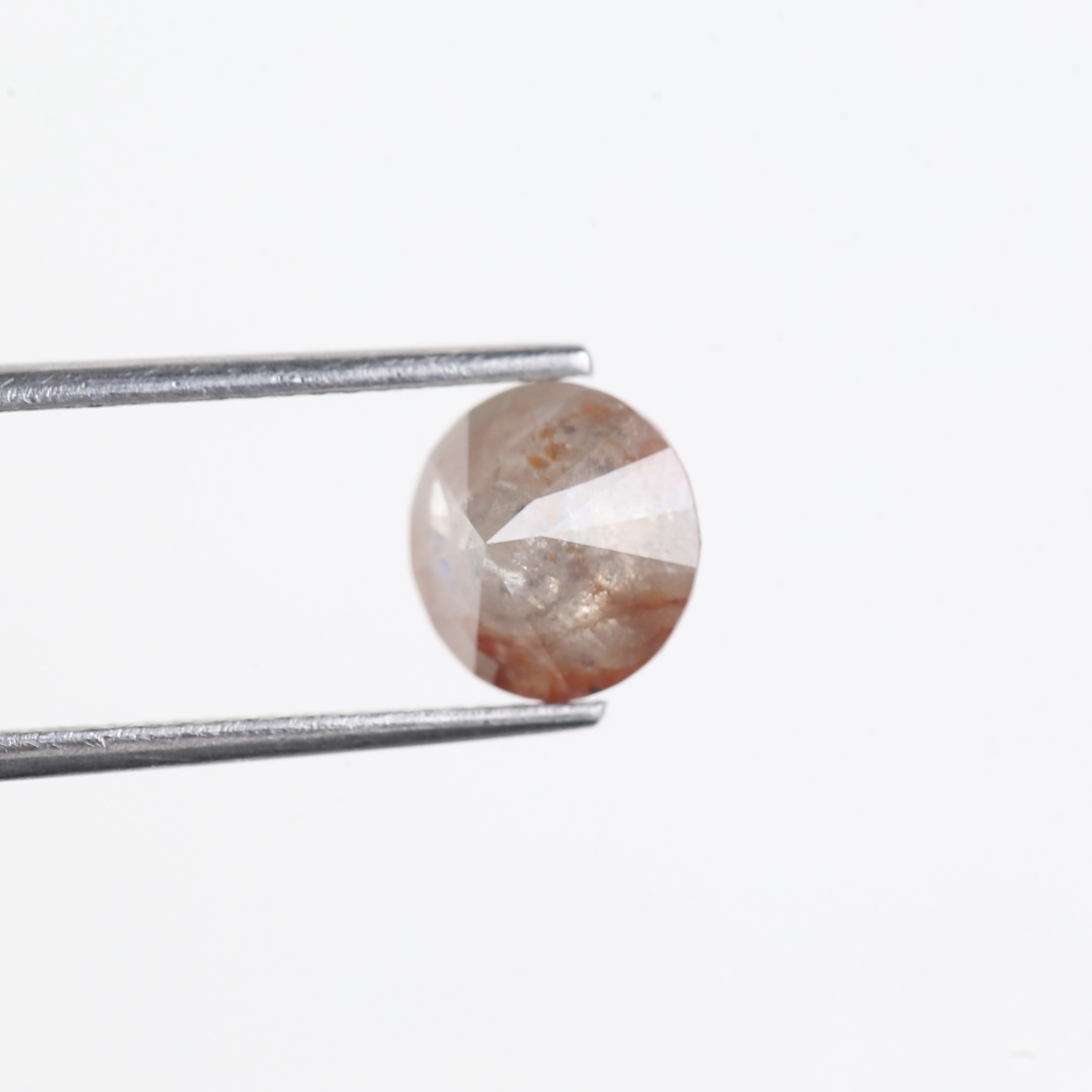 2.22 Carat Round Salt and Pepper Diamond For Celestial Engagement Rings