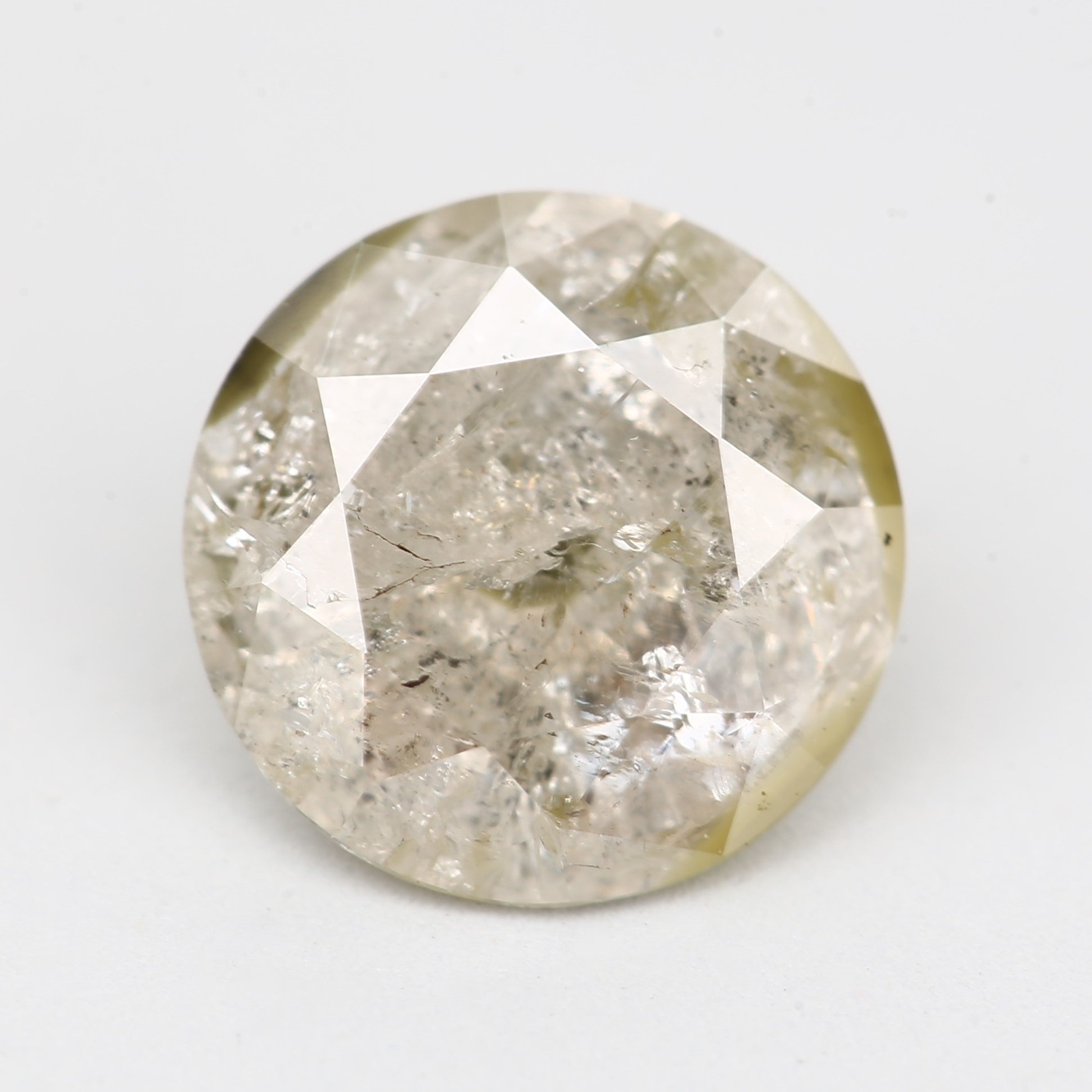 Carat Icy Diamond Gray Round Salt and Pepper Diamond MM