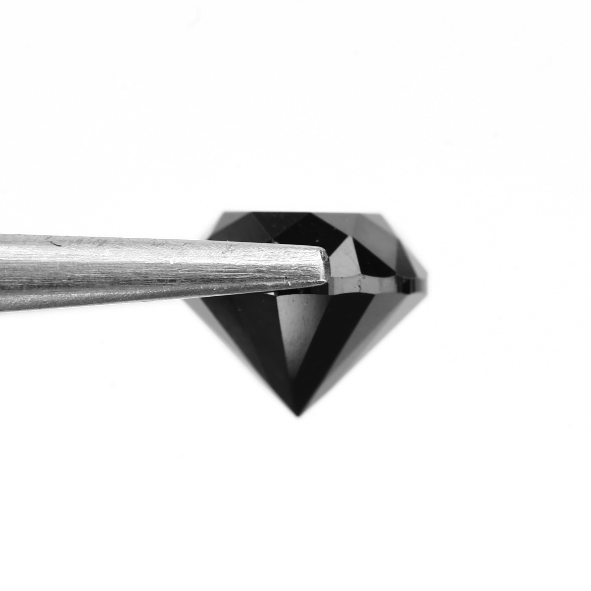 aaa round brilliant cut natural black diamond