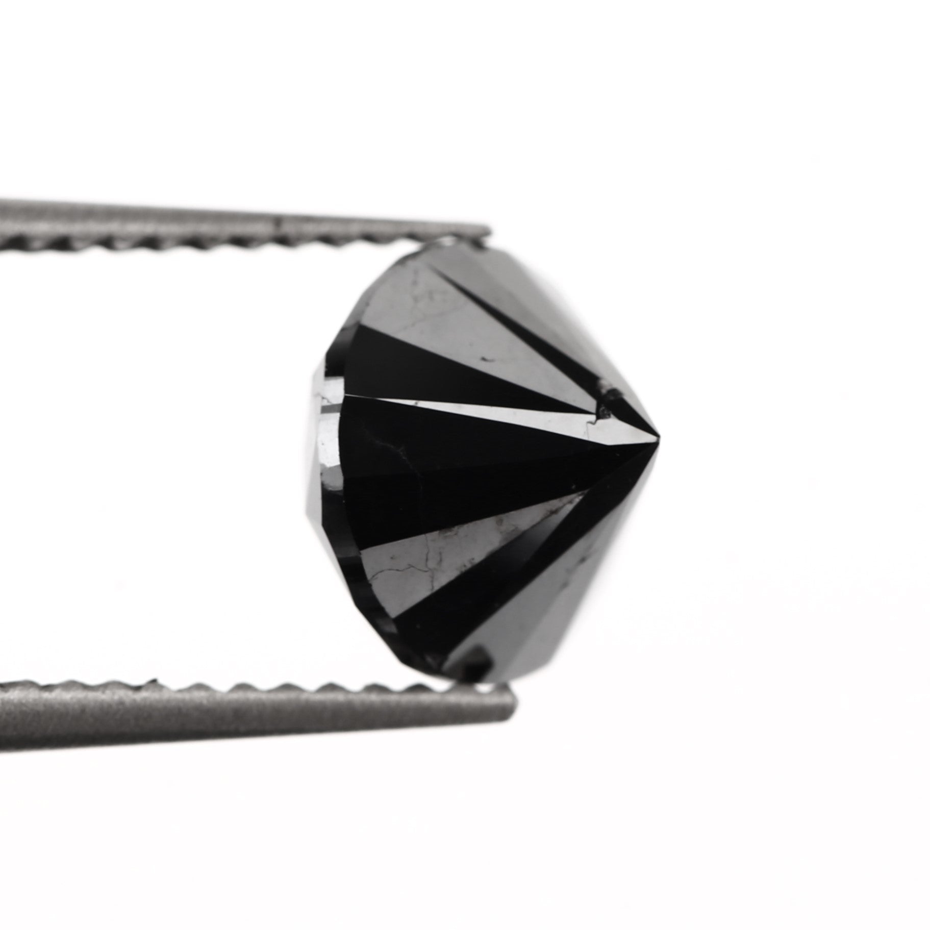 round fancy black diamond