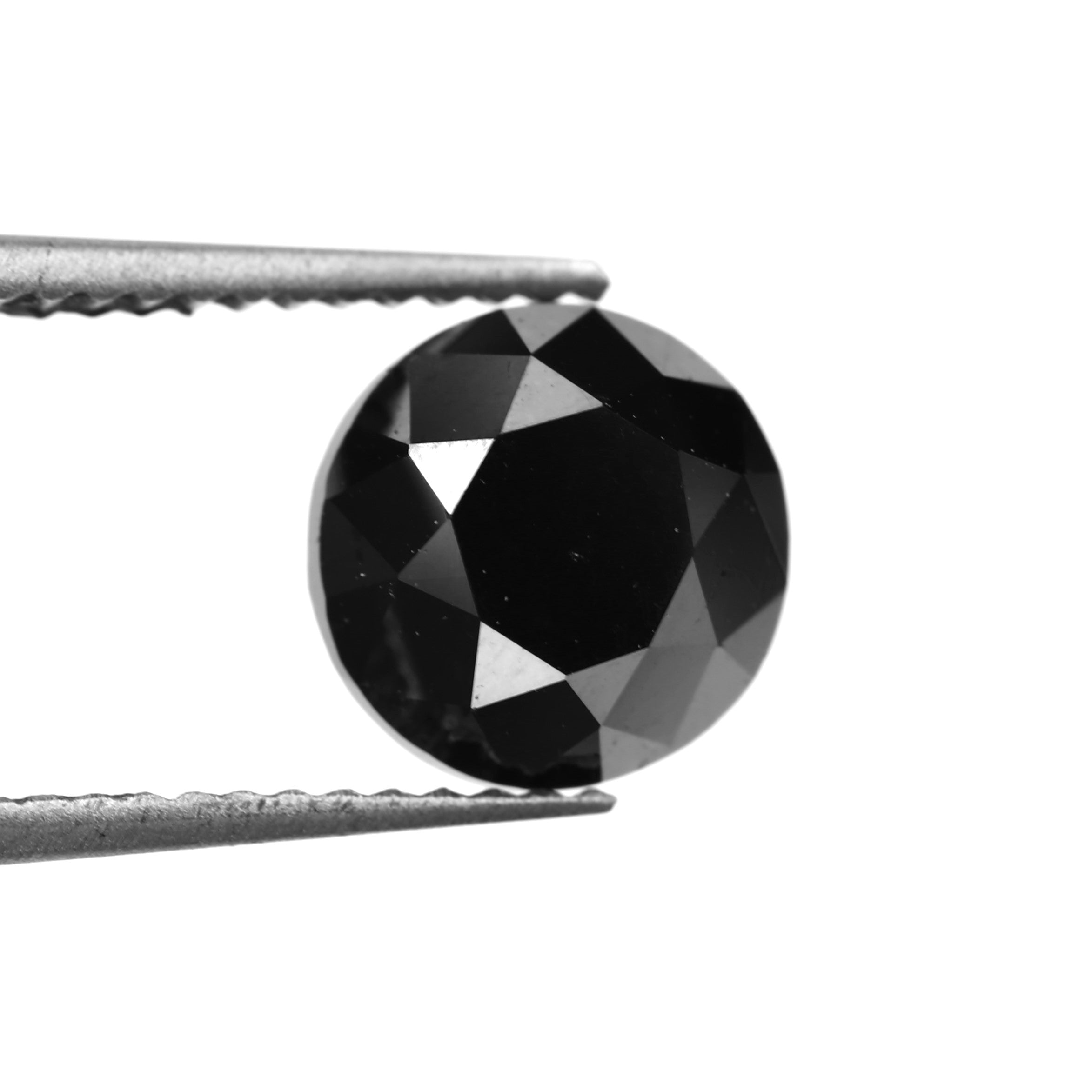 Round Brilliant Cut Fancy Natural Black Diamond