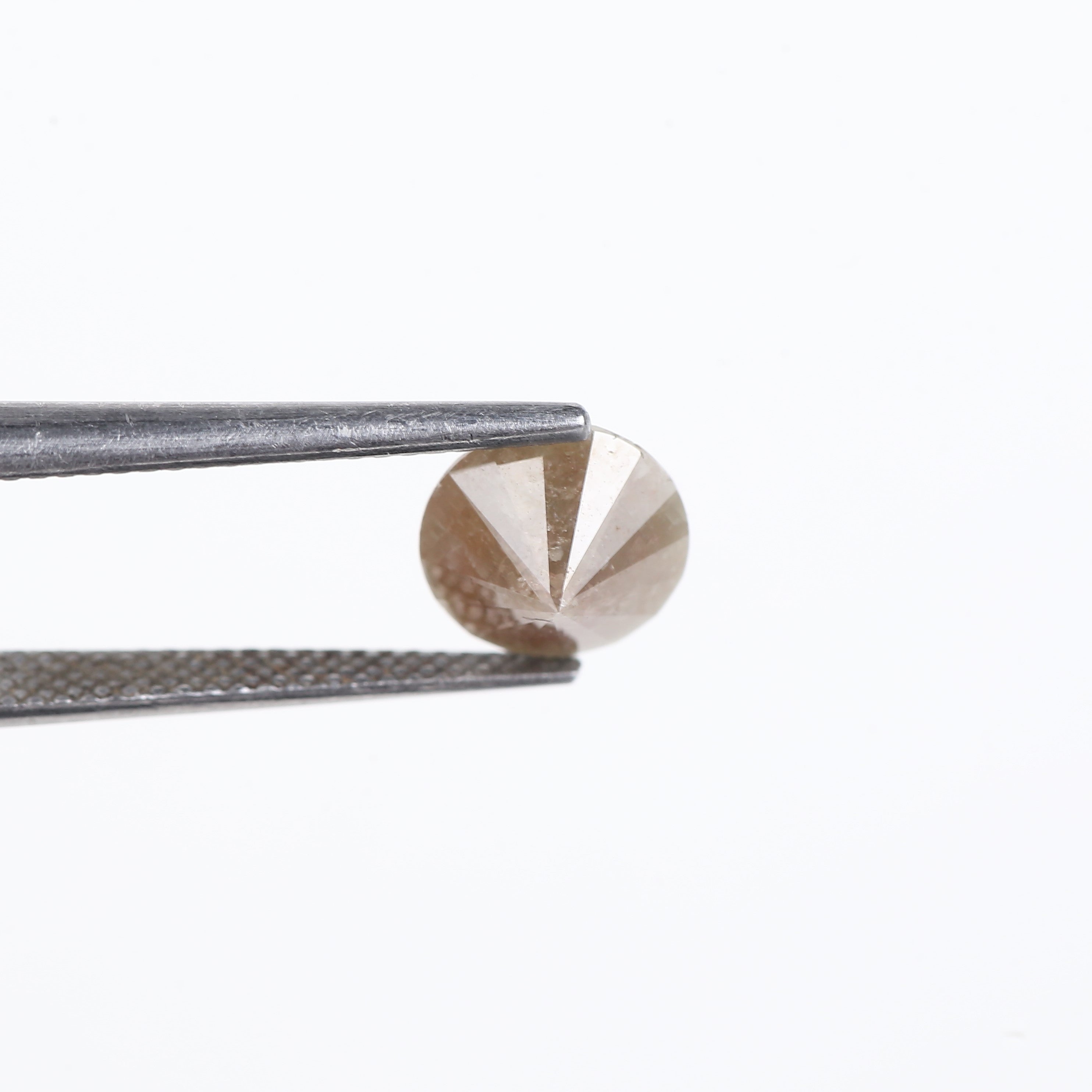 2 Carat Round Cut Loose Brown Red Diamond 7.90 MM