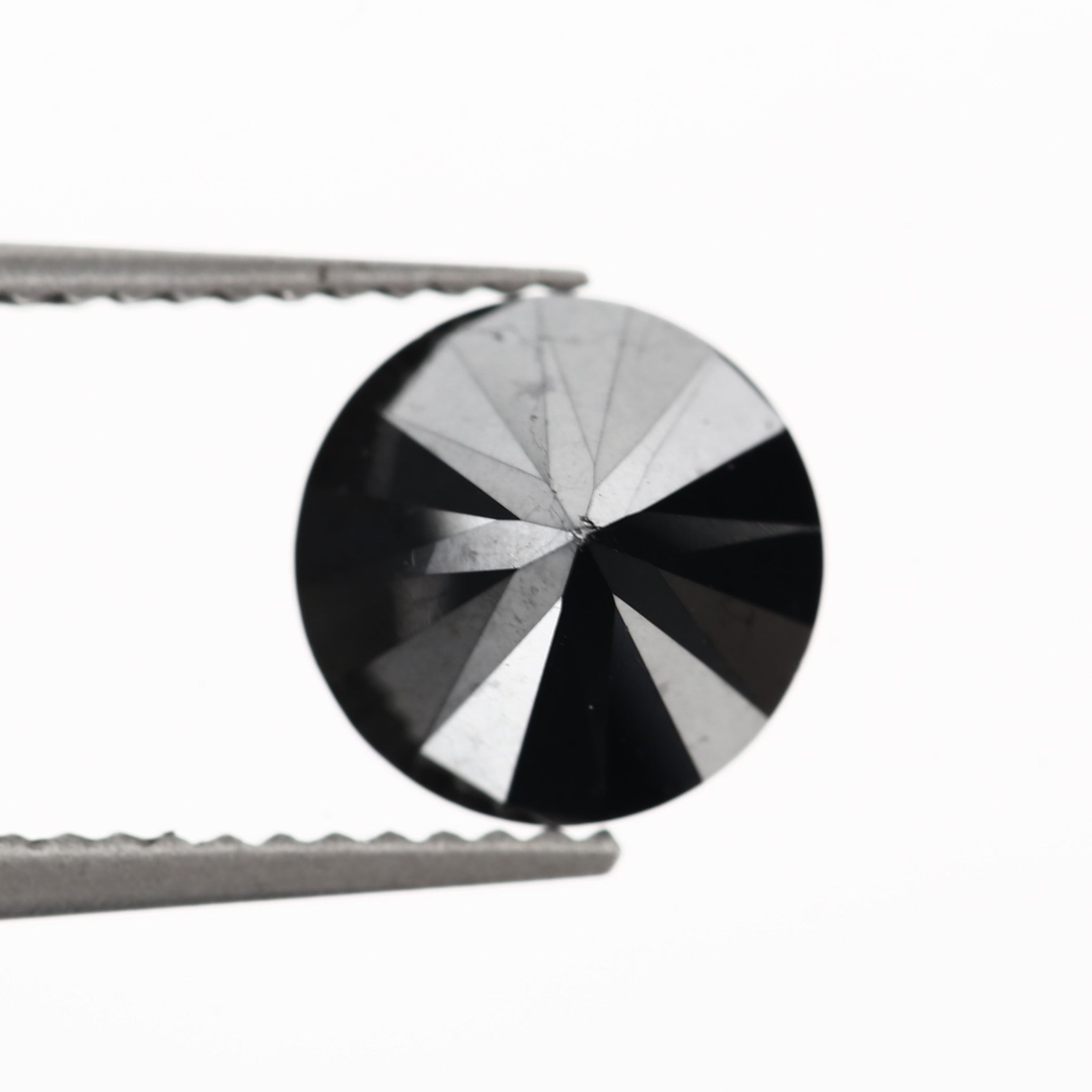 Round Fancy Black Natural Diamond