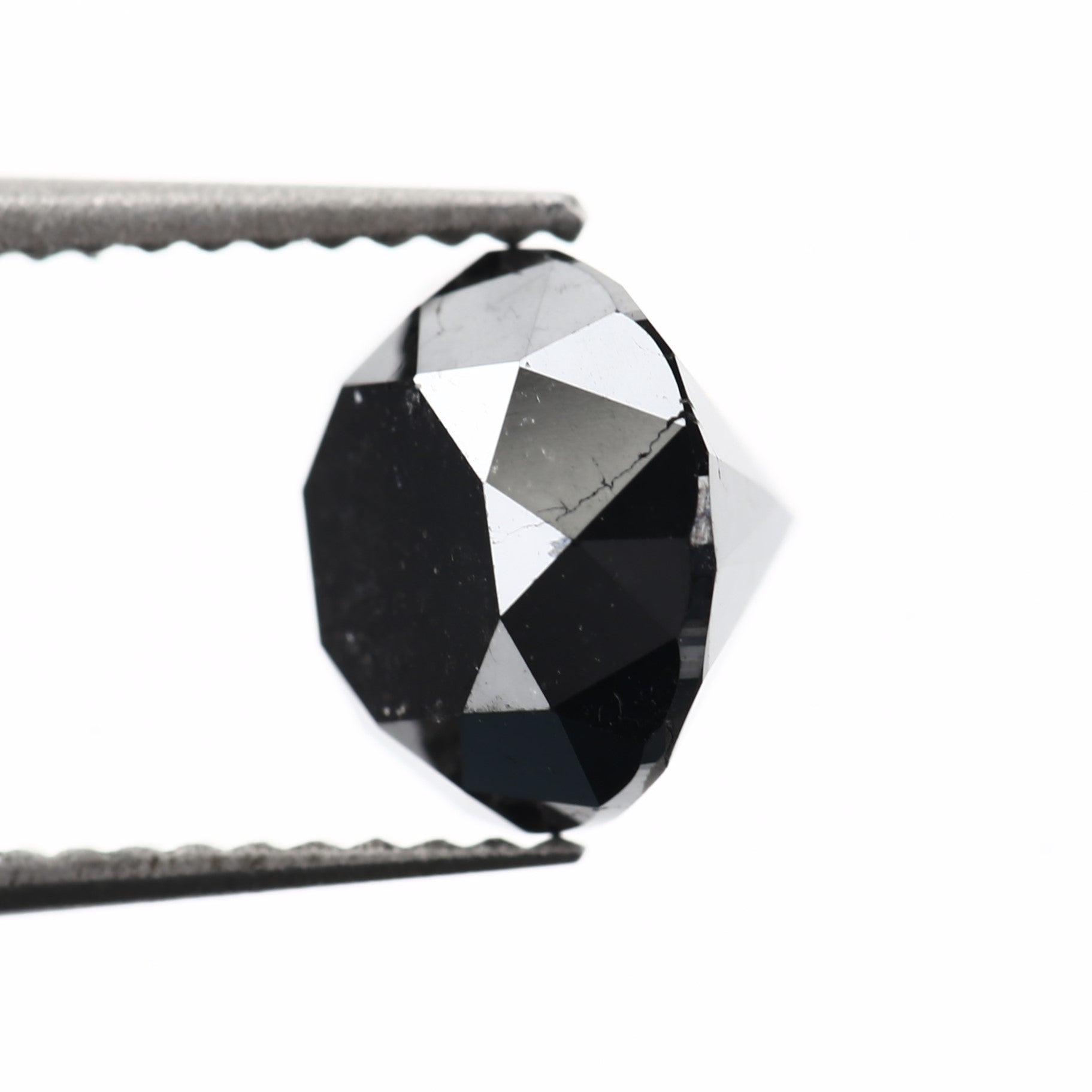 round black diamond ring