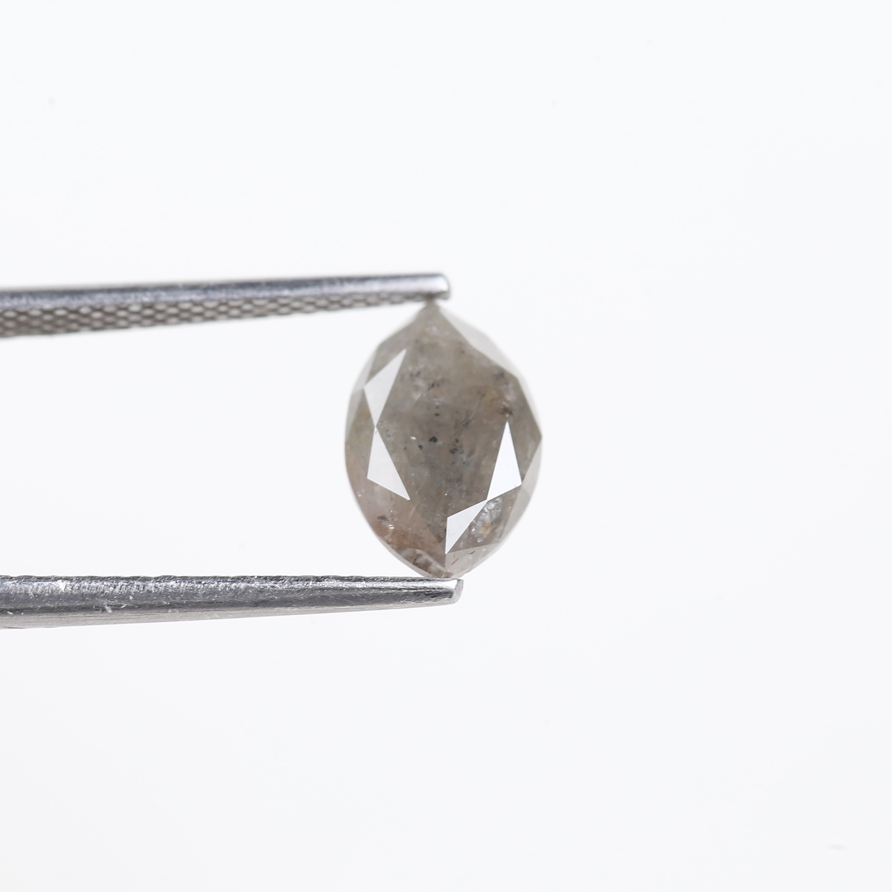 1.76 Carat Gray Salt and Pepper Diamond Marquise 9.79 MM