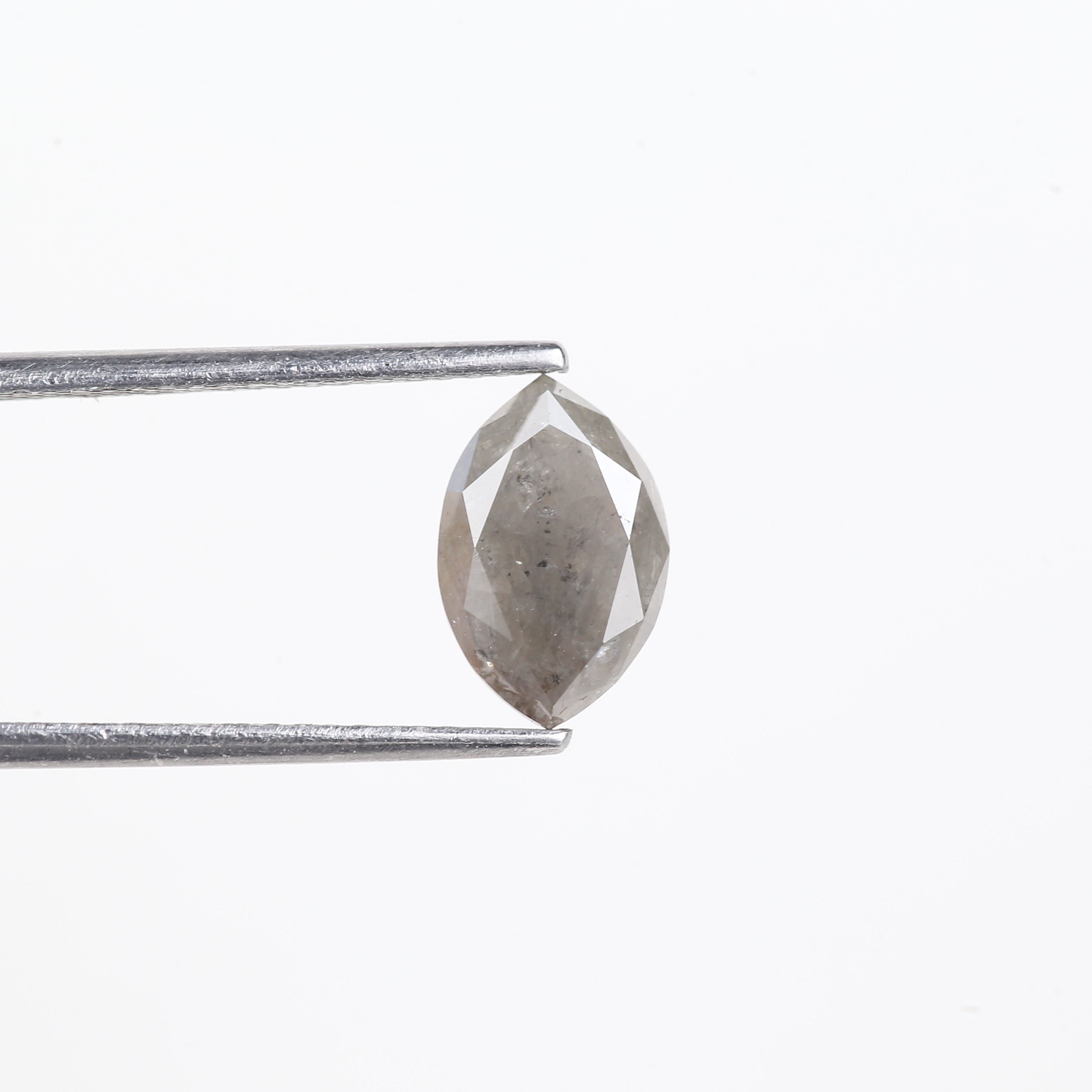 1.76 Carat Gray Salt and Pepper Diamond Marquise 9.79 MM