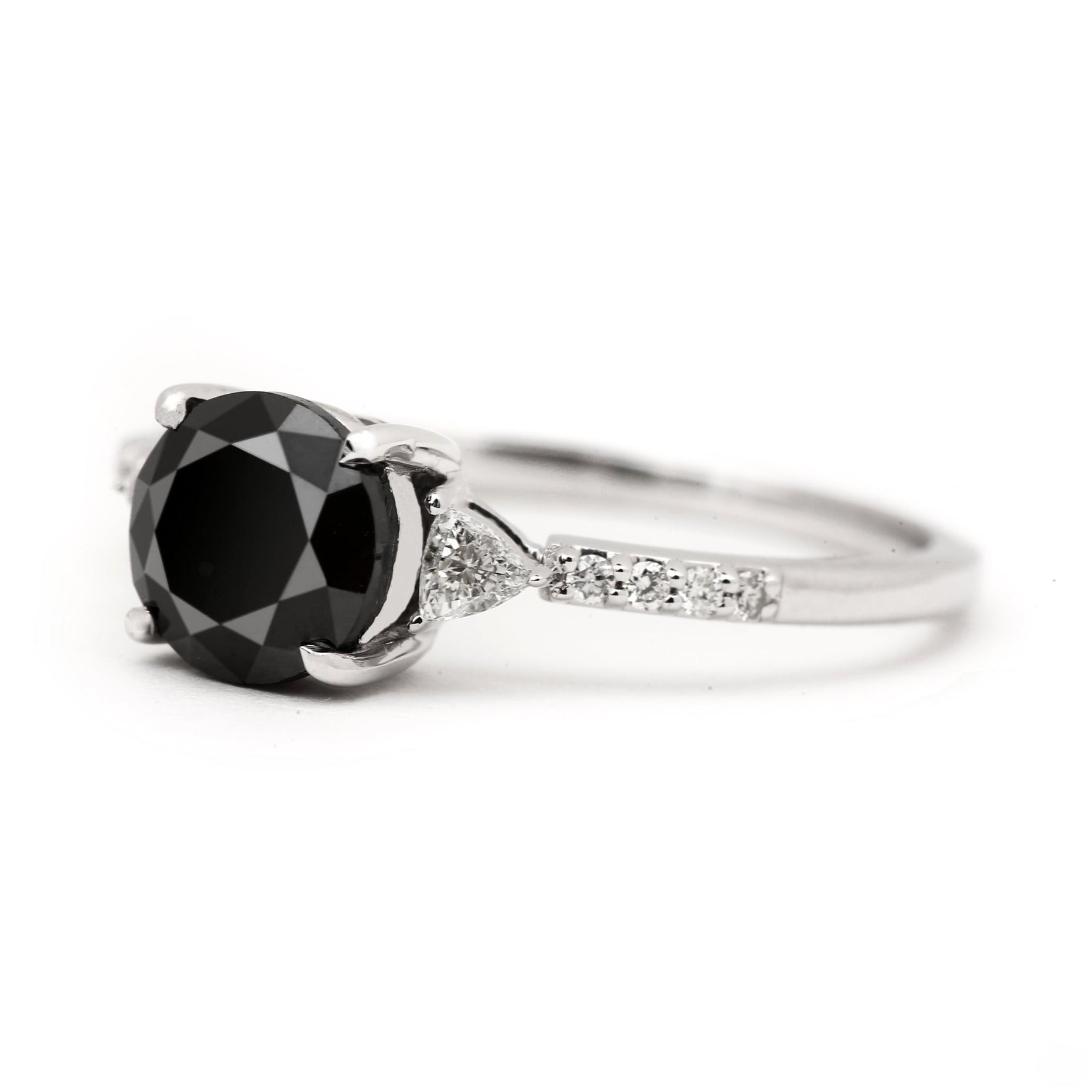 black diamond ring
