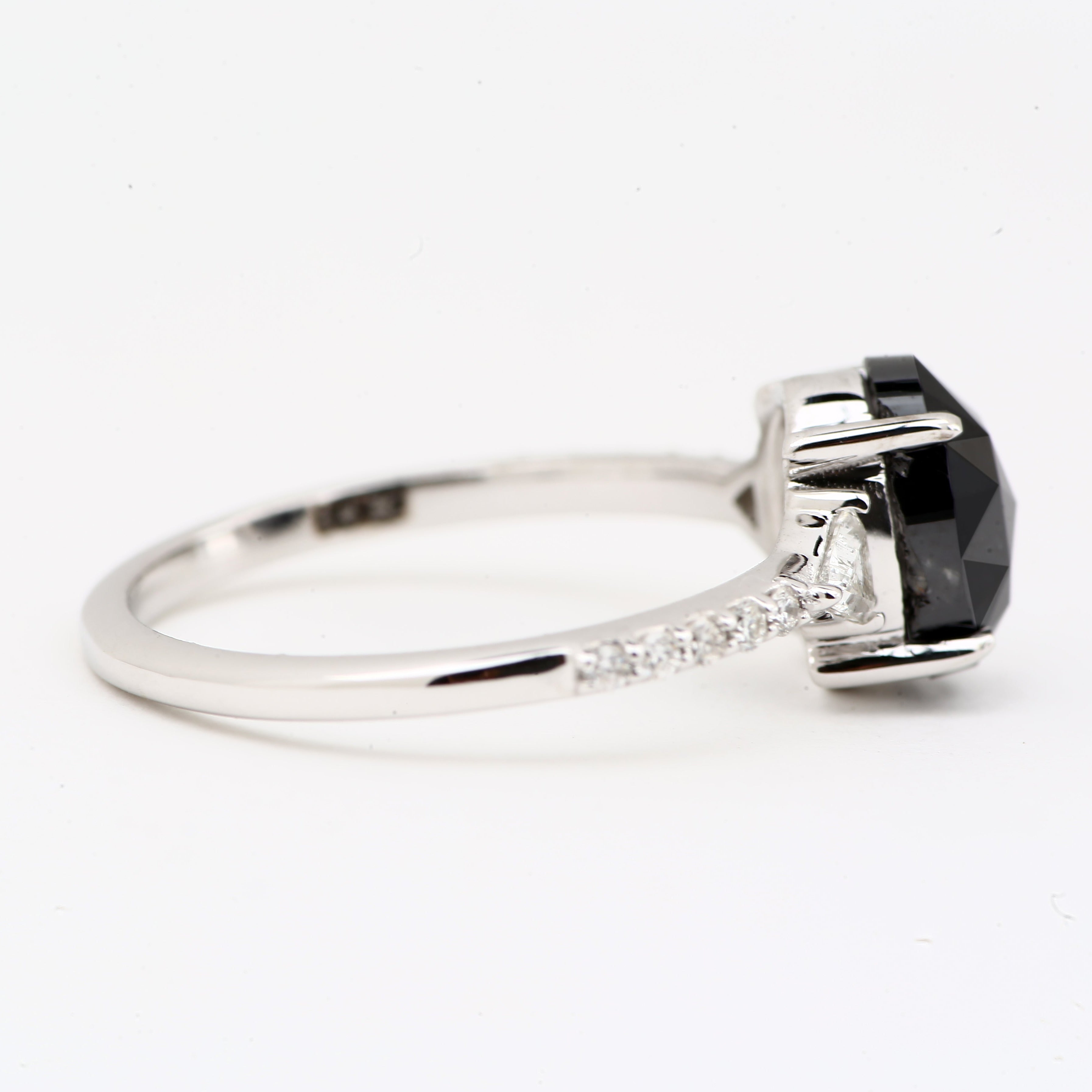 black diamond ring