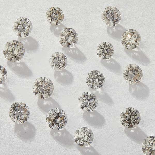 Round Shape Calibrated Diamond Star Diamonds 1.20 mm to 1.35 mm