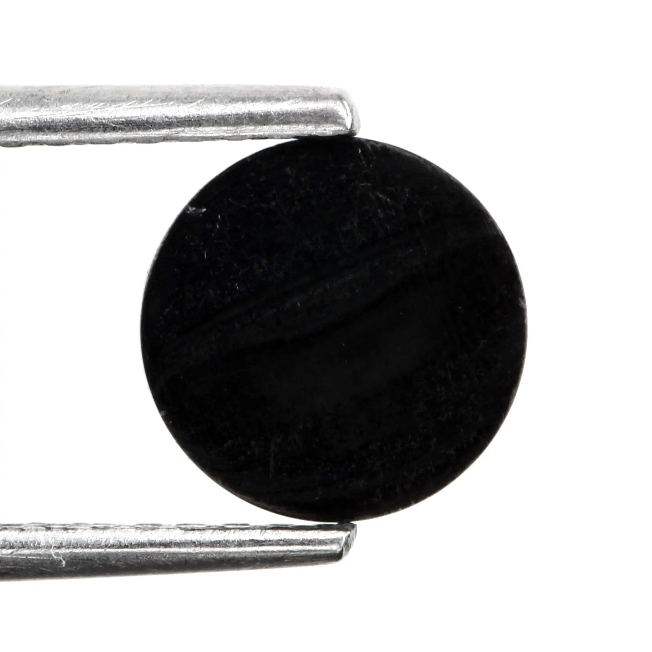 rose cut black diamond round
