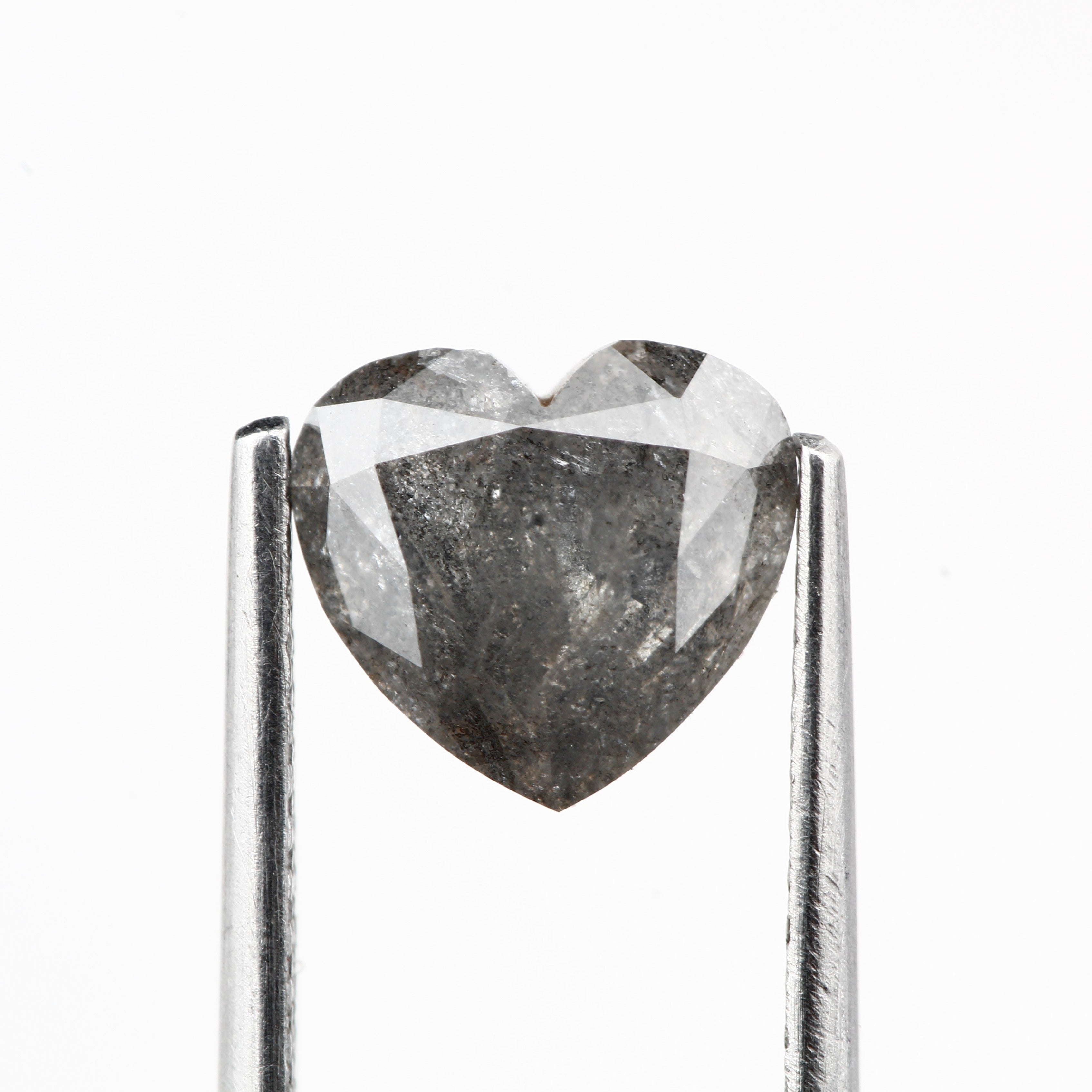 heart salt pepper diamond
