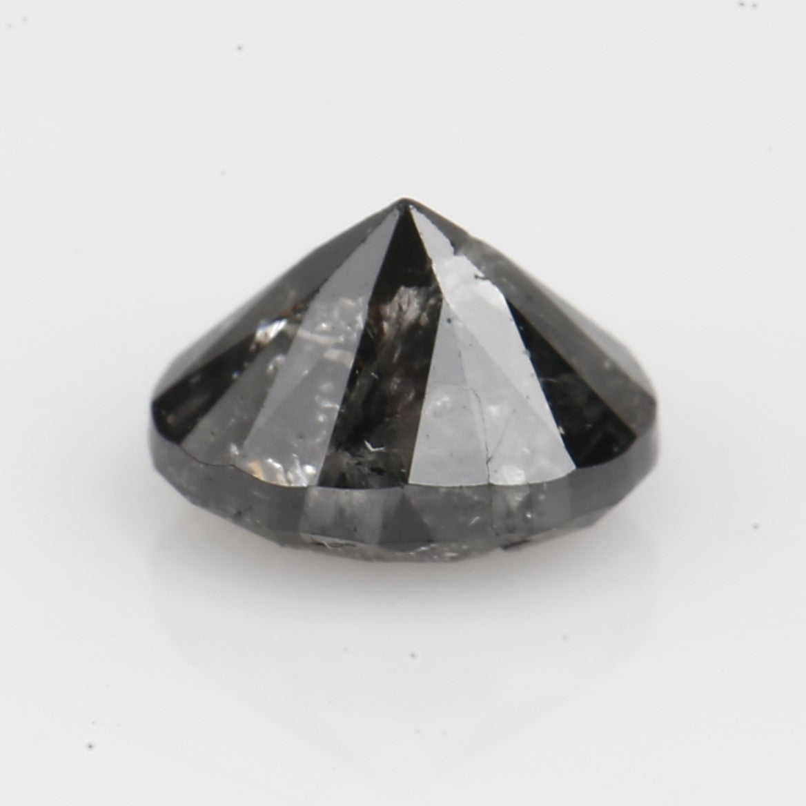 0.42 Carat Design Black Oval Diamond Wedding Ring 4.87 MM