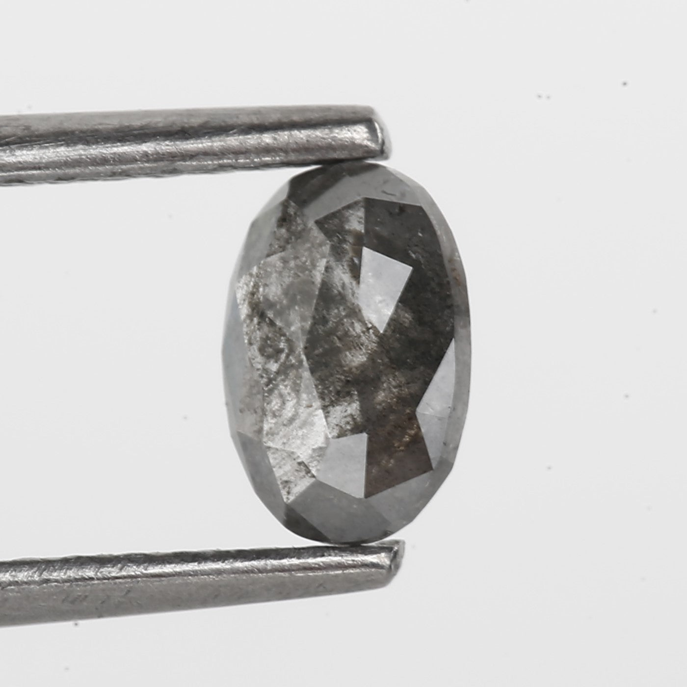 0.46 Carat Design Gray Oval Diamond Wedding Ring 5.80 MM