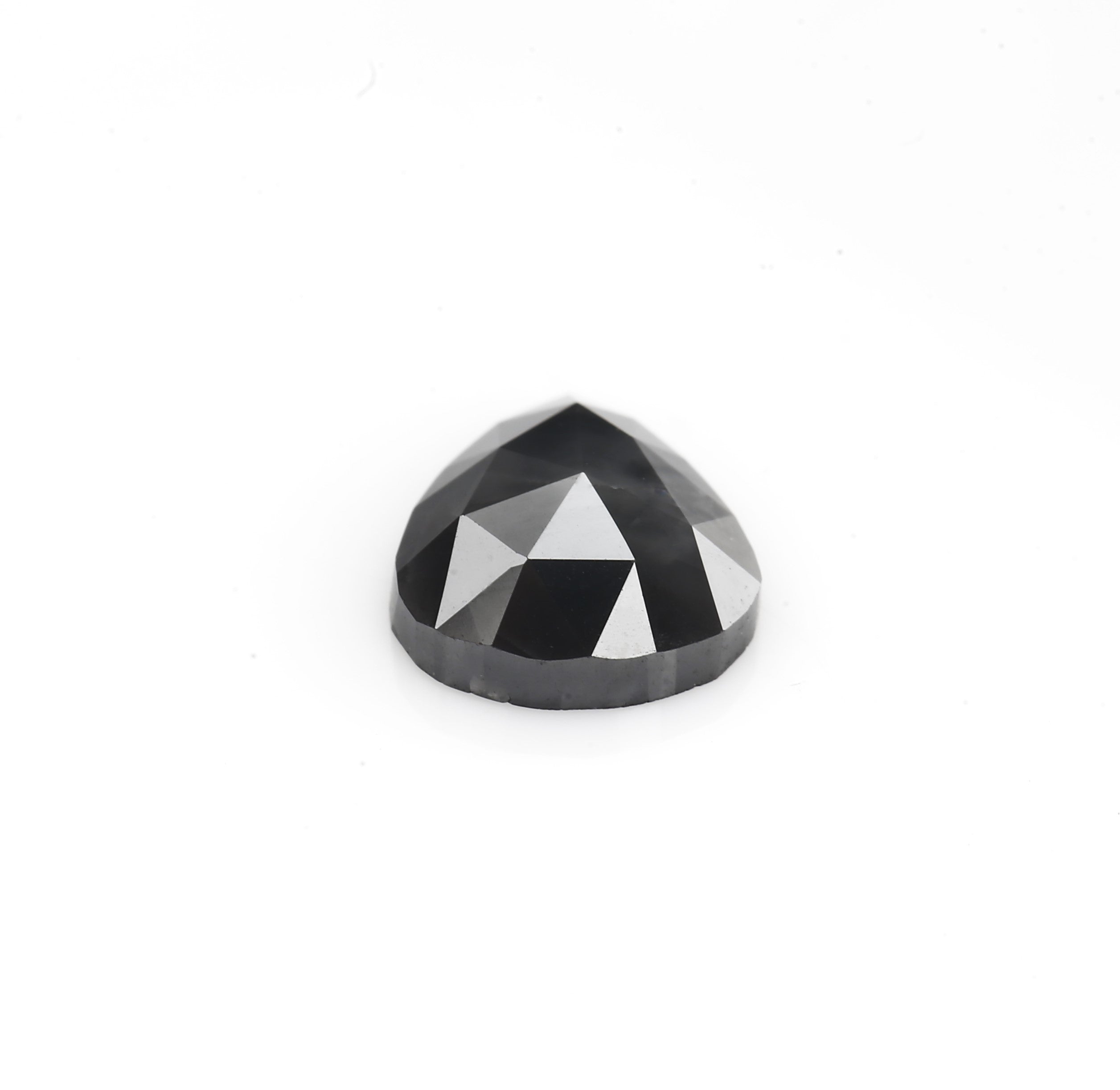 1.17 Carat Fancy Dark Gray Pear Salt and Pepper Diamond 7.53 MM