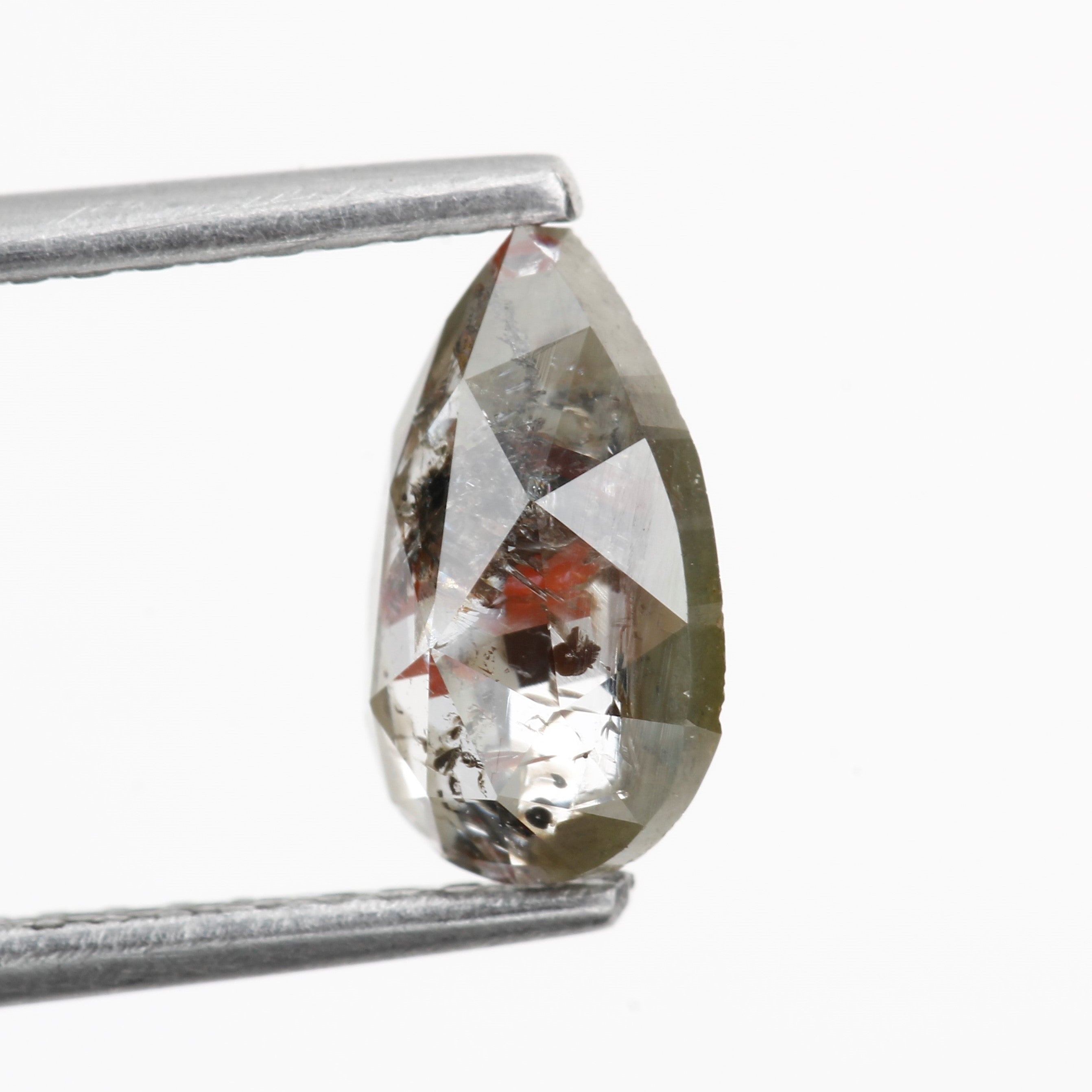 1.03 Carat Natural Diamond For Salt And Pepper Diamond Engagement Ring