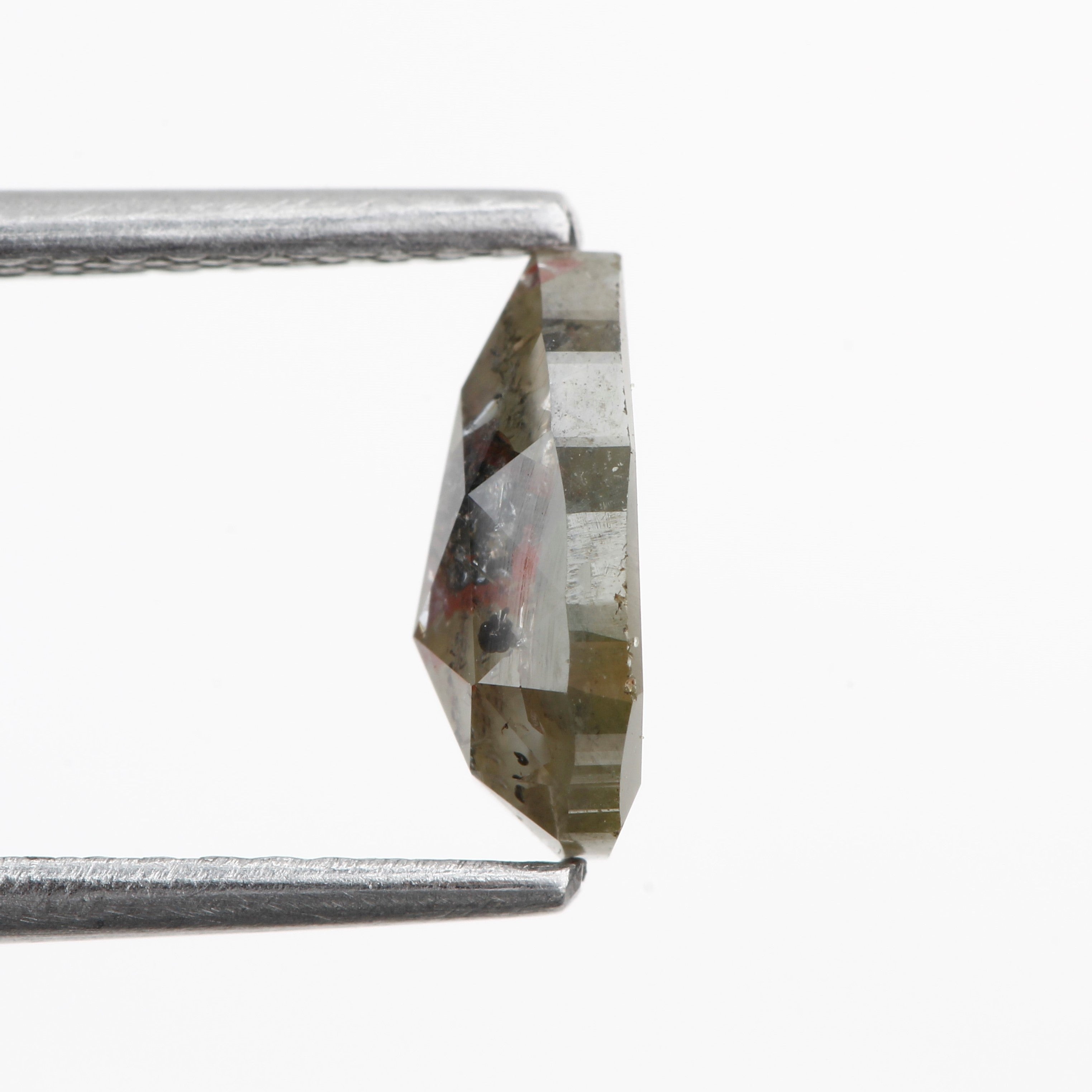 1.03 Carat Natural Diamond For Salt And Pepper Diamond Engagement Ring