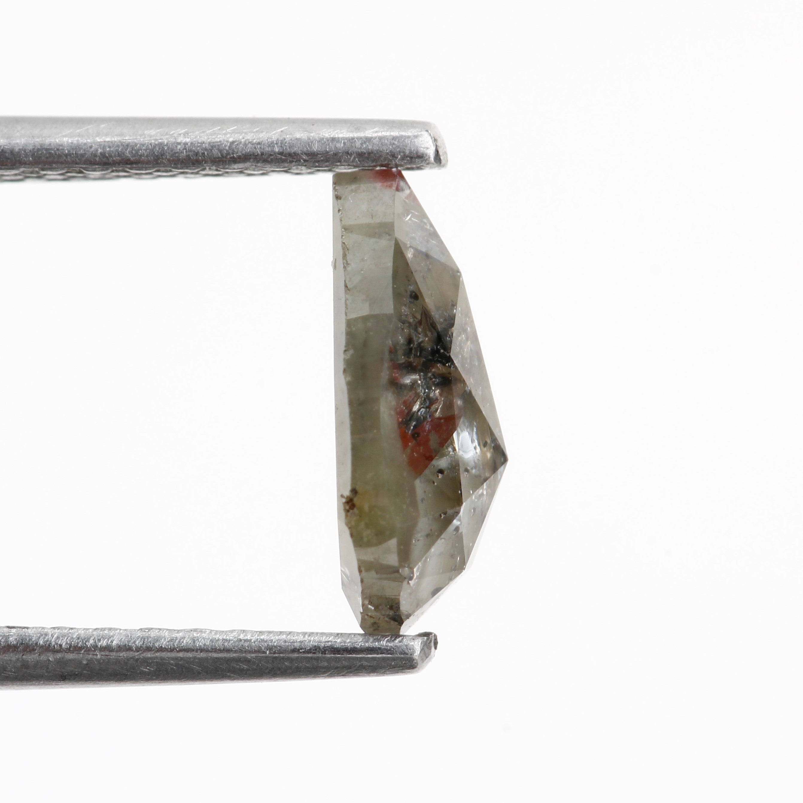 1.03 Carat Natural Diamond For Salt And Pepper Diamond Engagement Ring