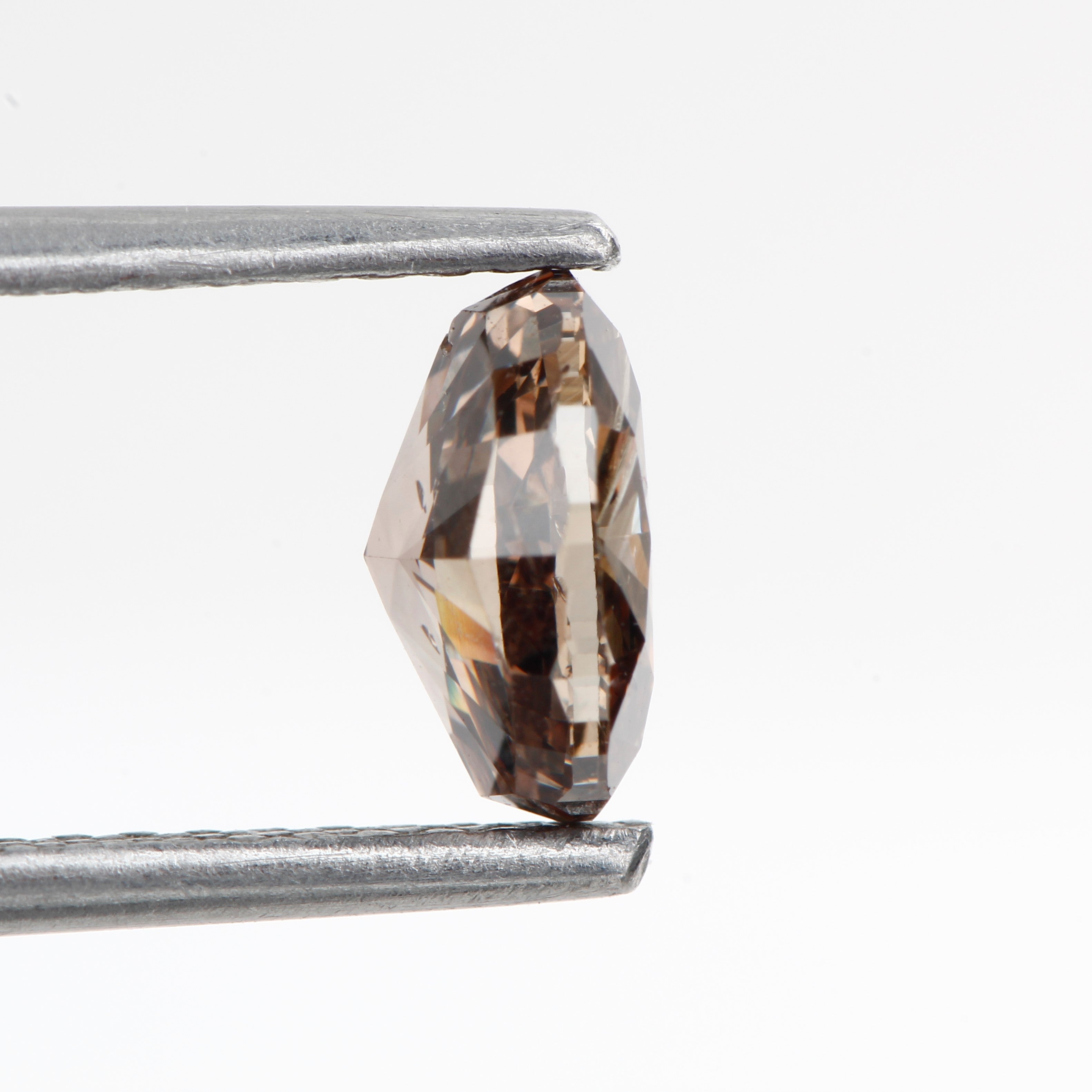 1ct Oval Solitaire Fancy Chocolate Brown Natural Diamond 6.70 MM