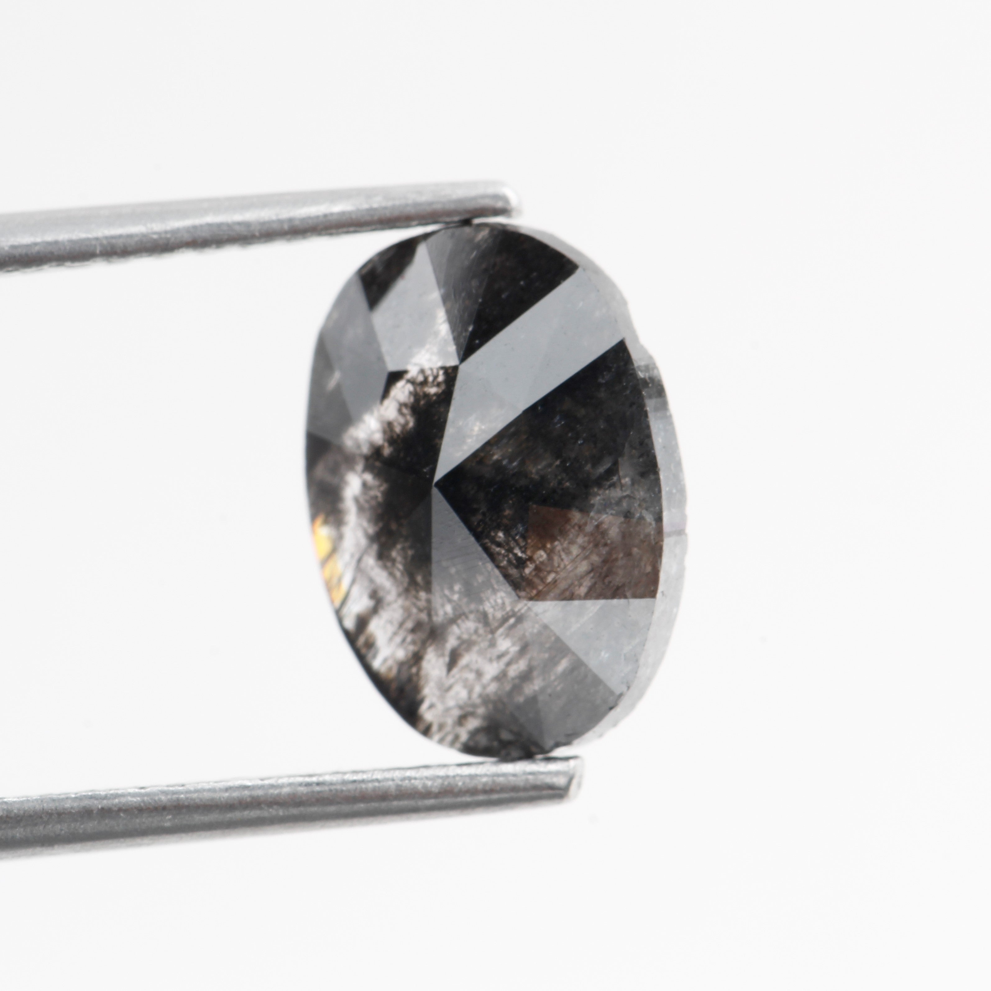 Design Rose Cut 1.5 ct Oval Diamond Engagement Ring 8.50 MM