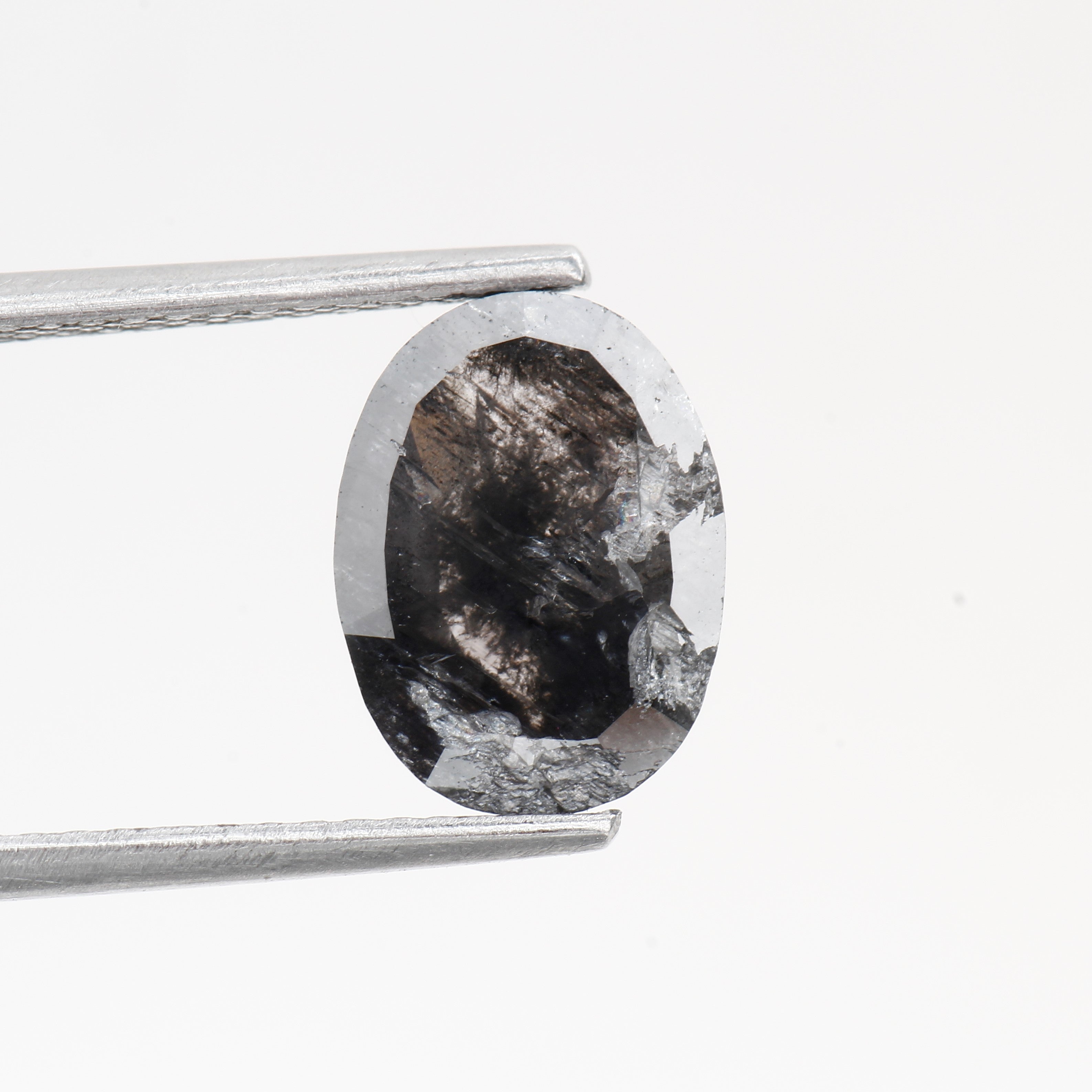 Design Rose Cut 1.5 ct Oval Diamond Engagement Ring 8.50 MM