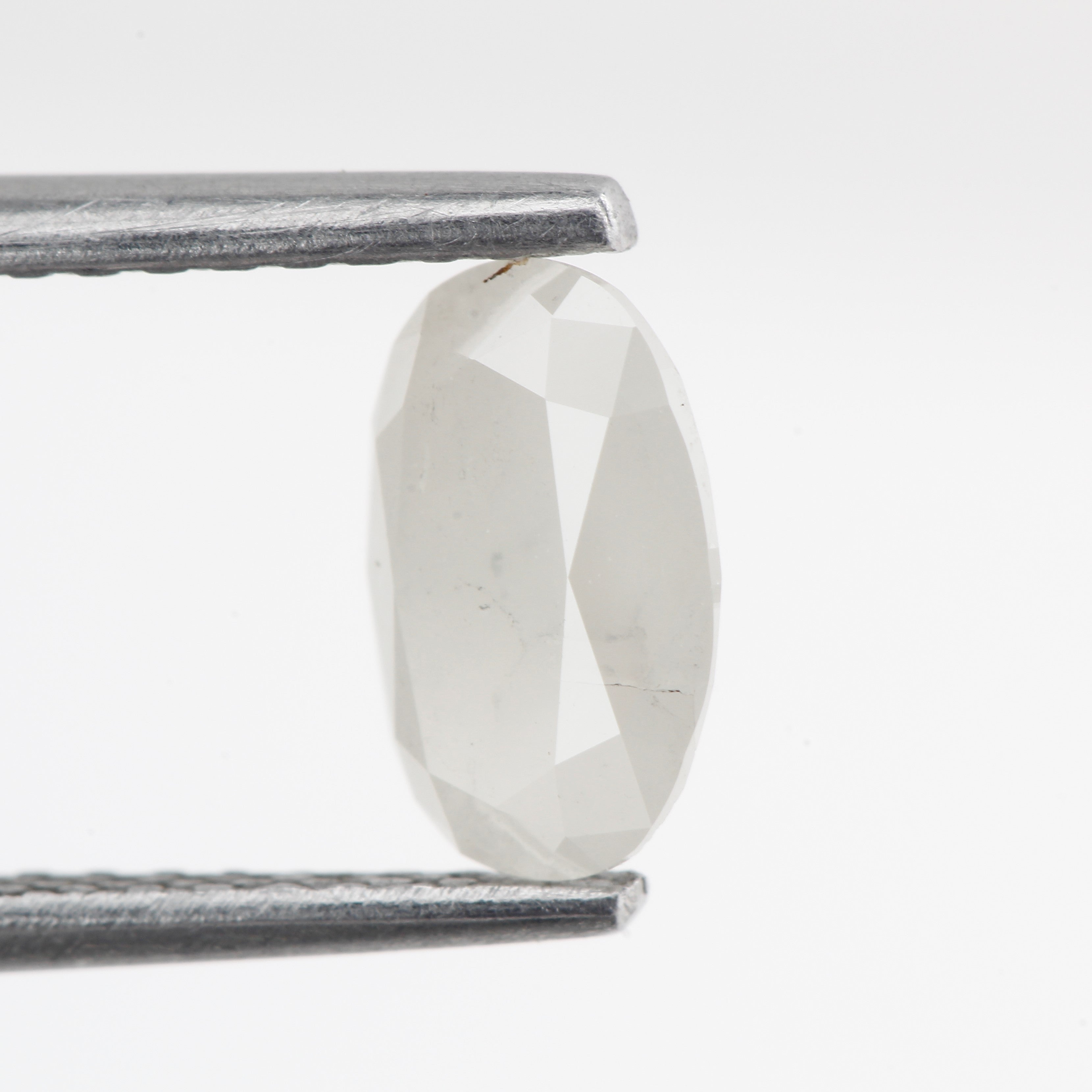 0.76 Carat Milky Oval Shape Natural Loose Diamond 7.20 MM