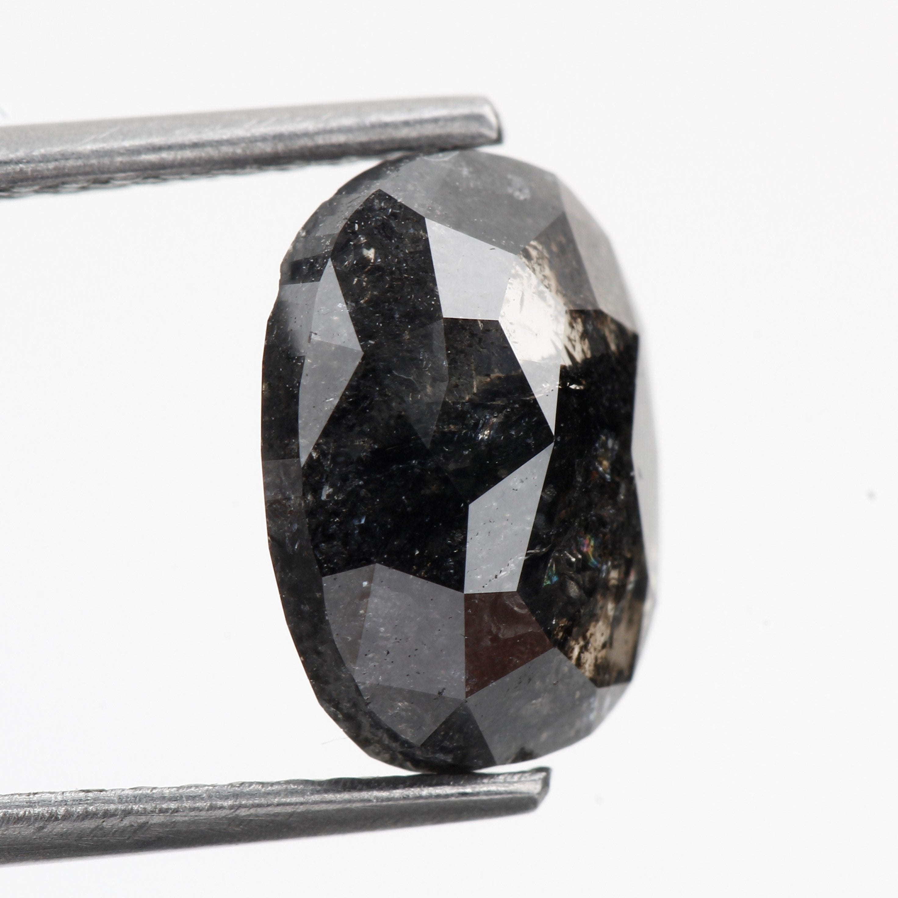 2.91 Carat Design Oval Shape Diamond Necklace 9.86 MM