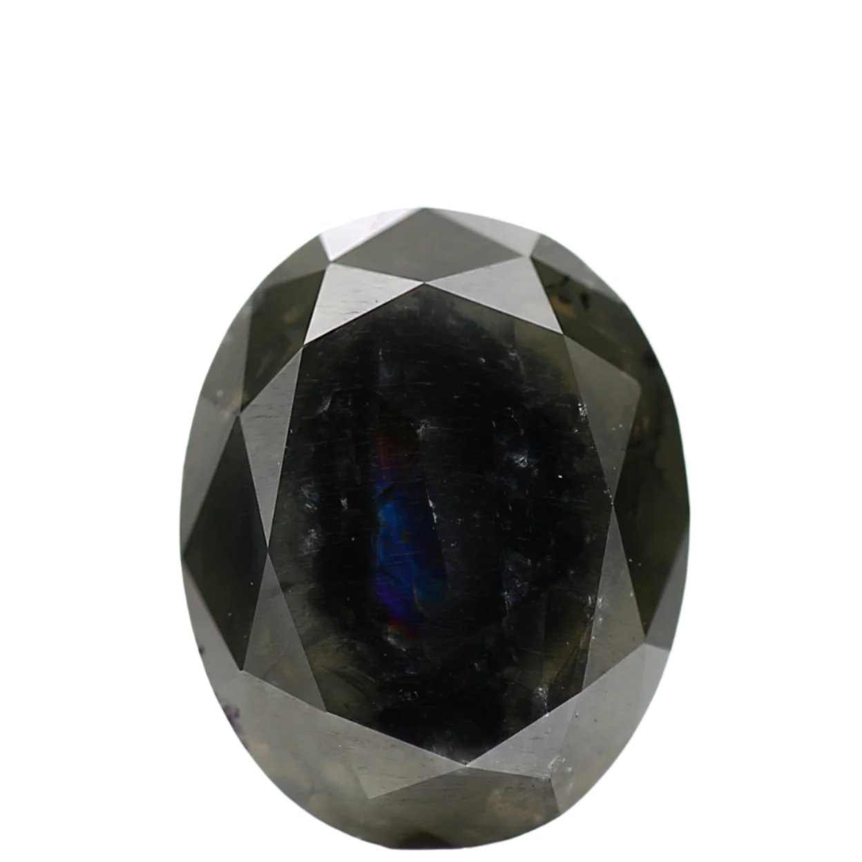 Natural Diamond For 2.37 Carat Oval Diamond Ring 8 mm