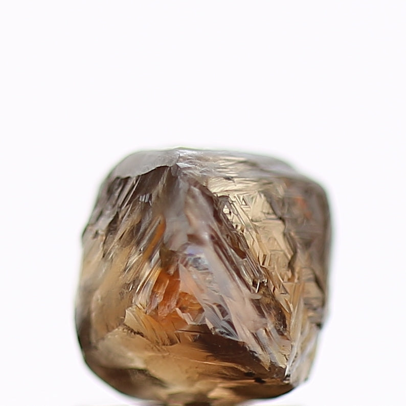 Natural Fancy Cognac Brown Rough Diamond