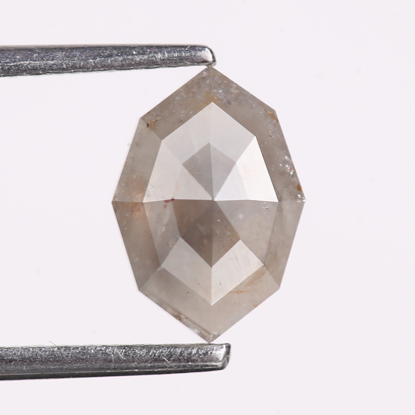 1.16 Carat Natural Gray Marquise Cut Salt And Pepper Diamond 8.97 MM