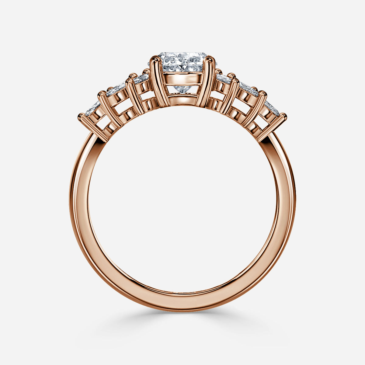Oval 1 Carat Lab Grown Diamond Ring IGI Certified Isabella