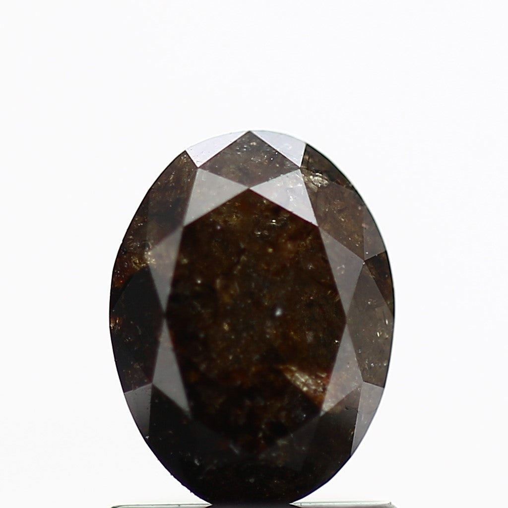 Oval Double Cut Salt and Pepper Loose Natural Diamond 331