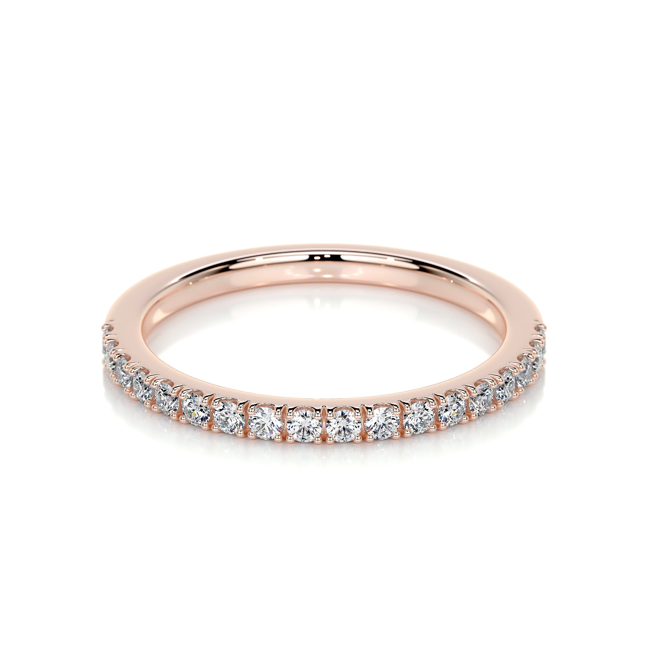 Stella Lab Grown Diamond Wedding Ring 14K Rose Gold Band