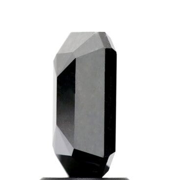 2.10 Carat AAA Emerald Black Loose Natural Diamond For Engagement Ring in 14K 18K Gold - Blackdiamond
