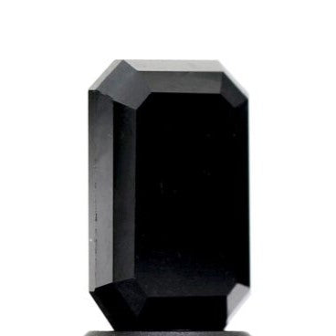 2.10 Carat AAA Emerald Black Loose Natural Diamond For Engagement Ring in 14K 18K Gold - Blackdiamond