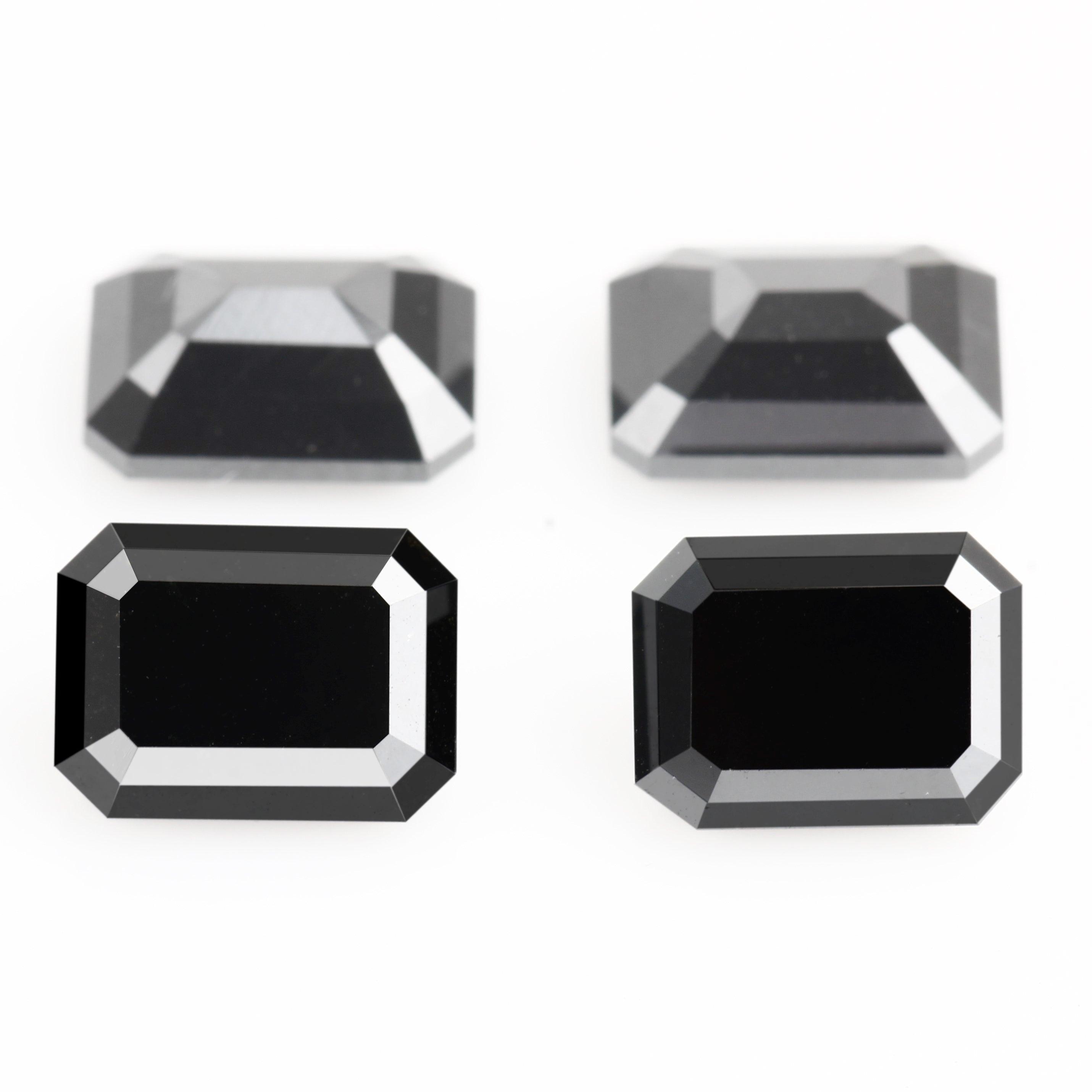 emerald black loose diamond ring