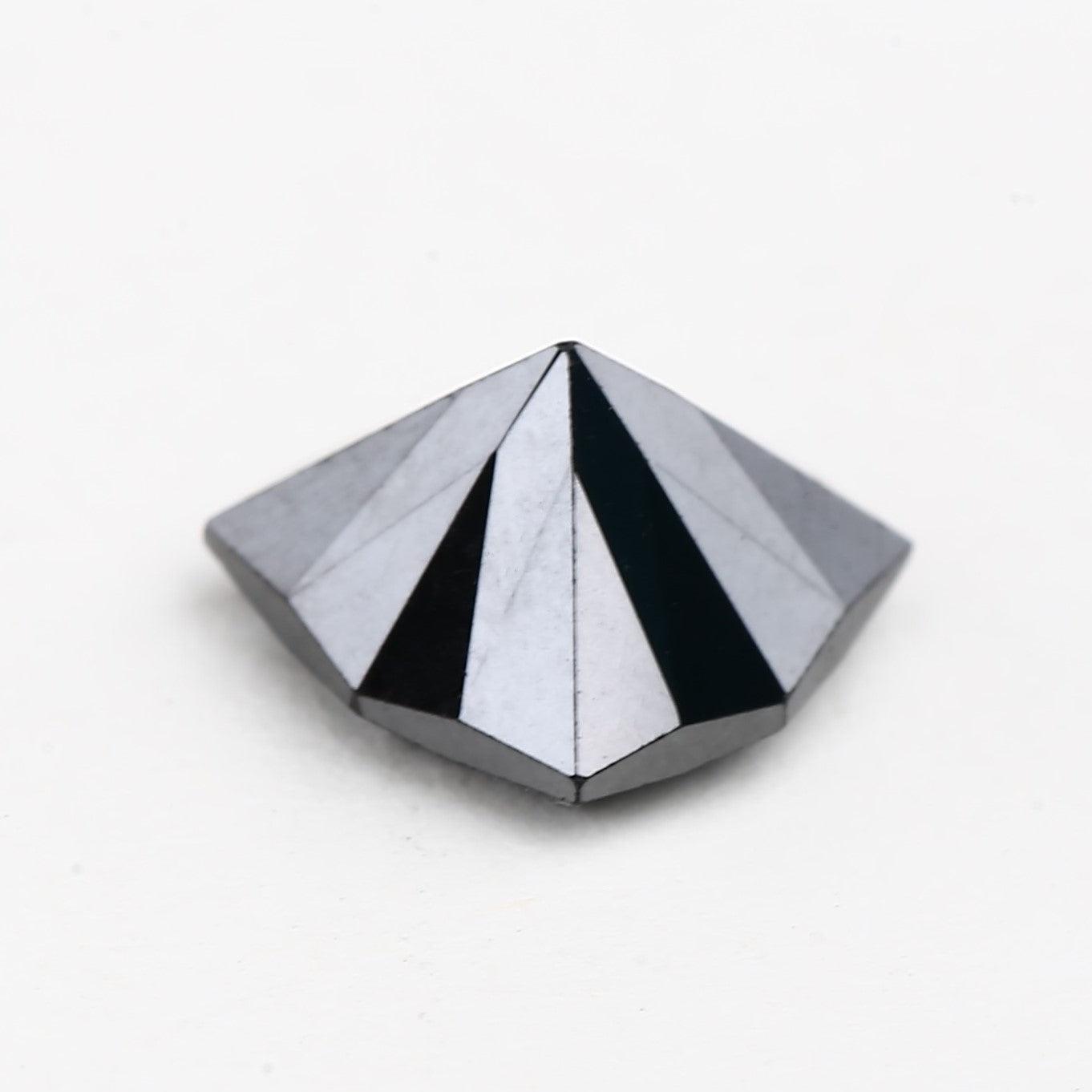 black diamond engagement ring